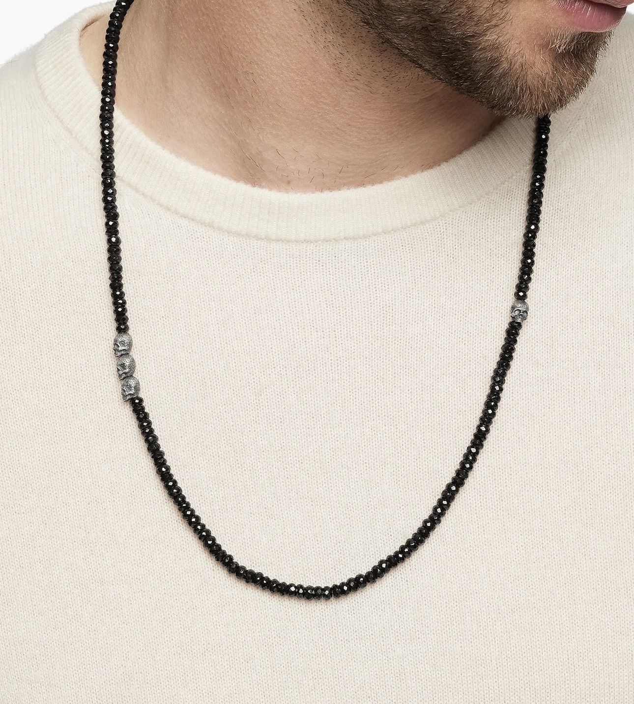 David Yurman David Yurman Memento Mori Skull Necklace in Silver 22” Size ONE SIZE - 1 Thumbnail