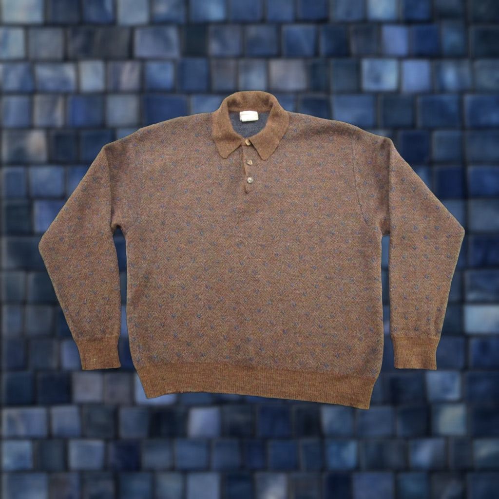 Coldwater Creek VINTAGE Coldwater Creek Sweater 2XL Wool Knitting Collared 90s Pullover Women Brown Read Size XXL / US 16-18 / IT 52-54 - 1 Thumbnail