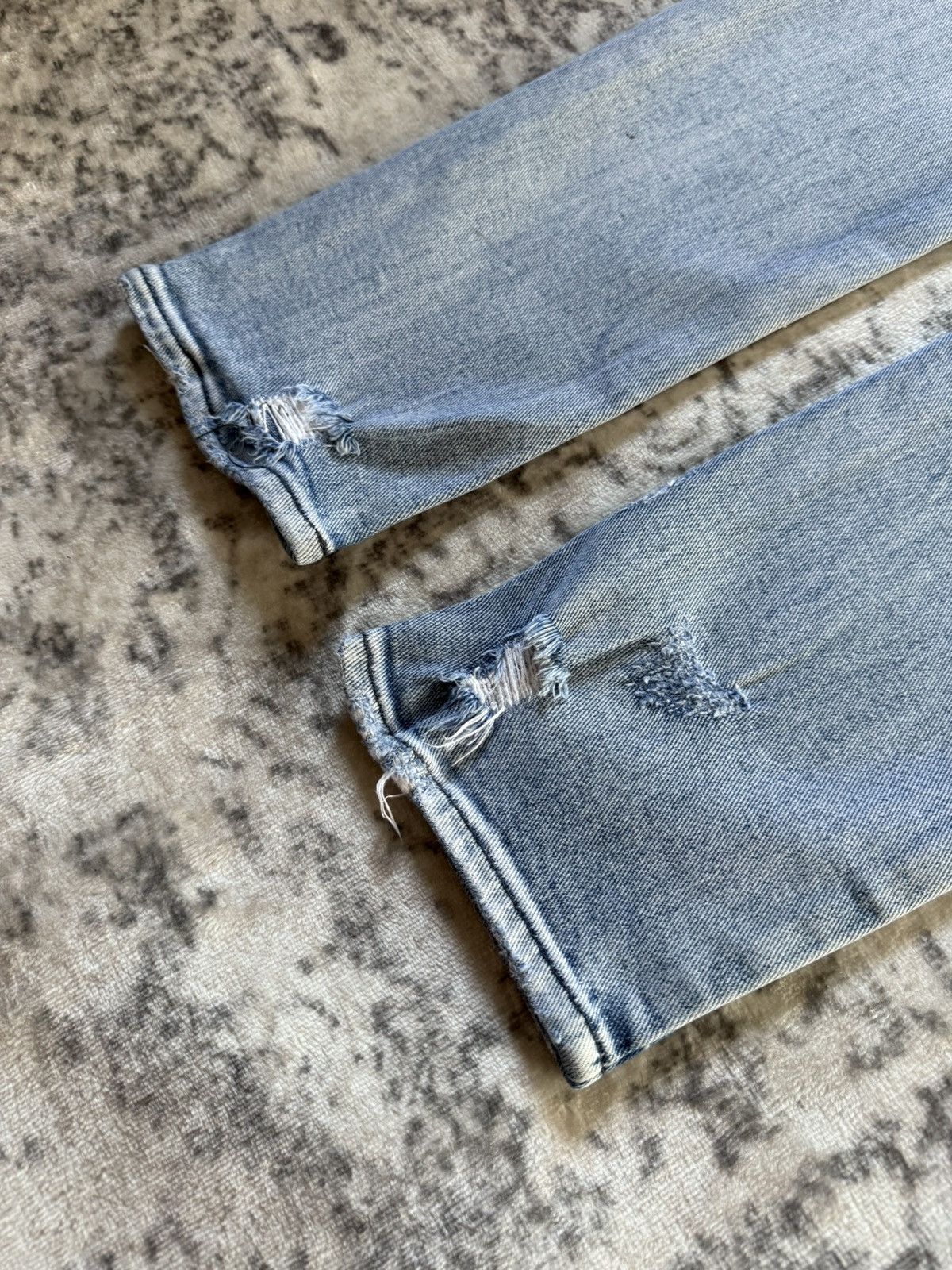 Ksubi Ksubi Studded Phython Snake Repaired Distressed Skinny Jeans Size US 30 / EU 46 - 20 Thumbnail