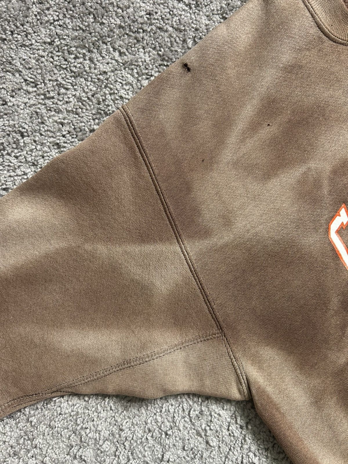 Russell Athletic Vintage 90s Russell Cleveland Brown Sunfaded Crewneck NFL Size US XL / EU 56 / 4 - 4 Thumbnail