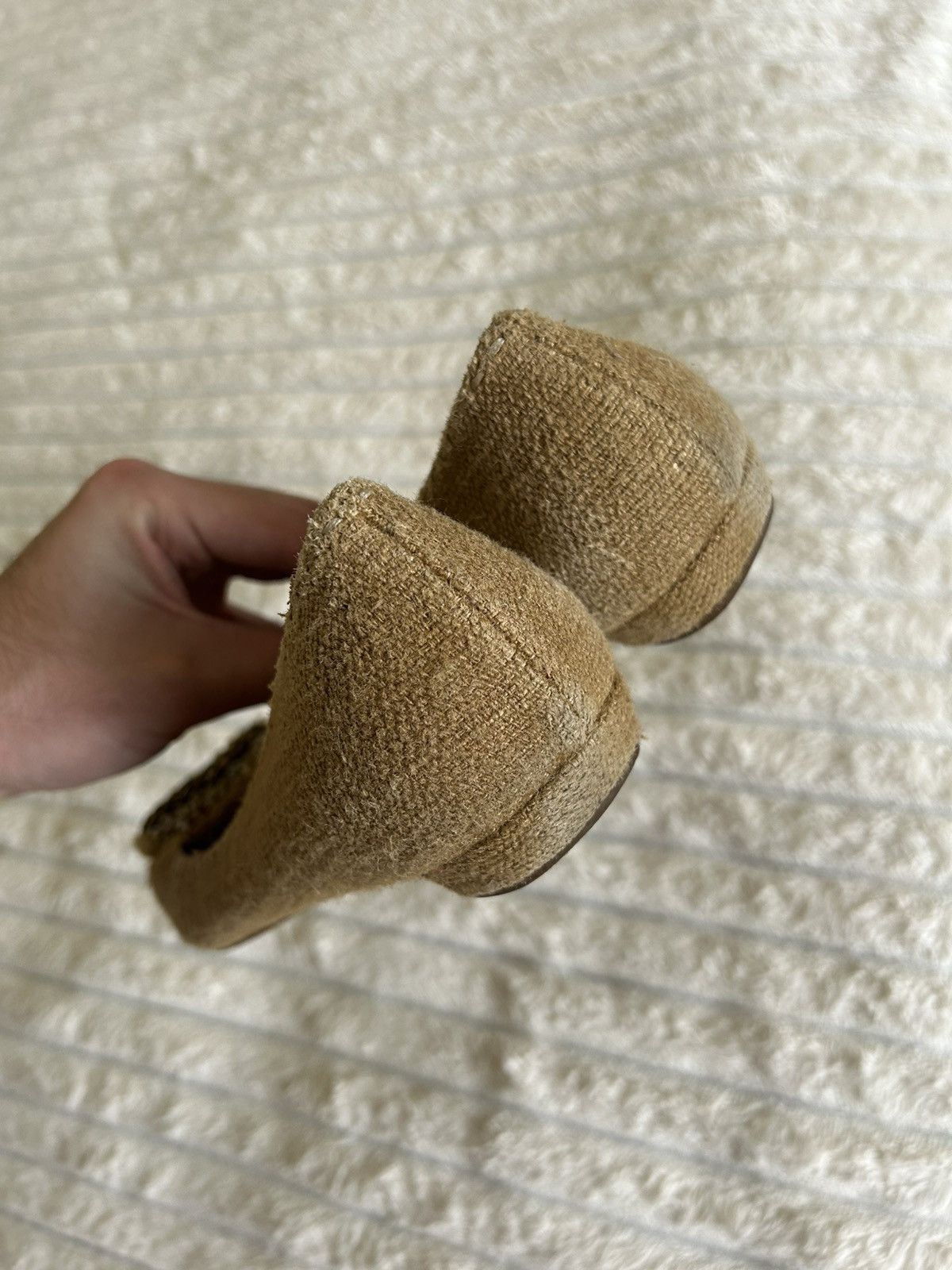 Prada Prada Luxury Brown Wool Smoking Slippers Size 41 Size US 11 / IT 41 - 5 Thumbnail