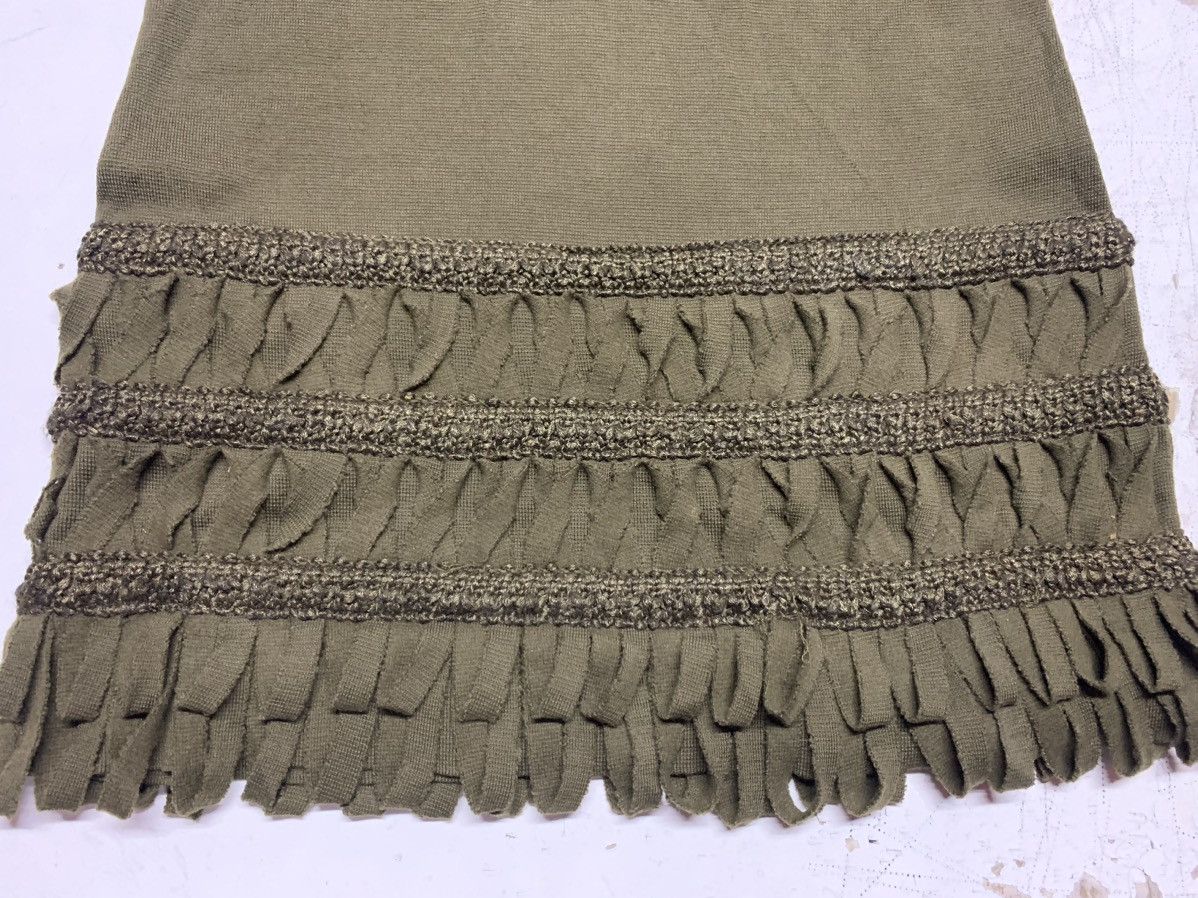 Ermanno Scervino × Vintage Ermanna scervino green body fitting dress size S-M Size ONE SIZE - 5 Thumbnail