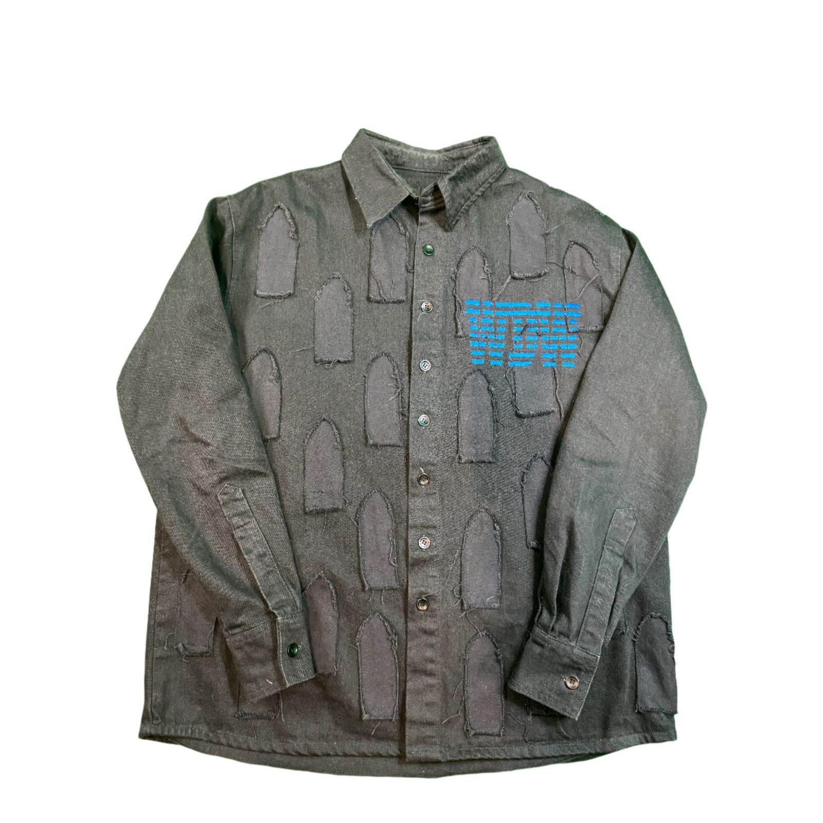 Who Decides War WDW Black Windows Black Jean Jacket Size US S / EU 44-46 / 1 - 1 Thumbnail