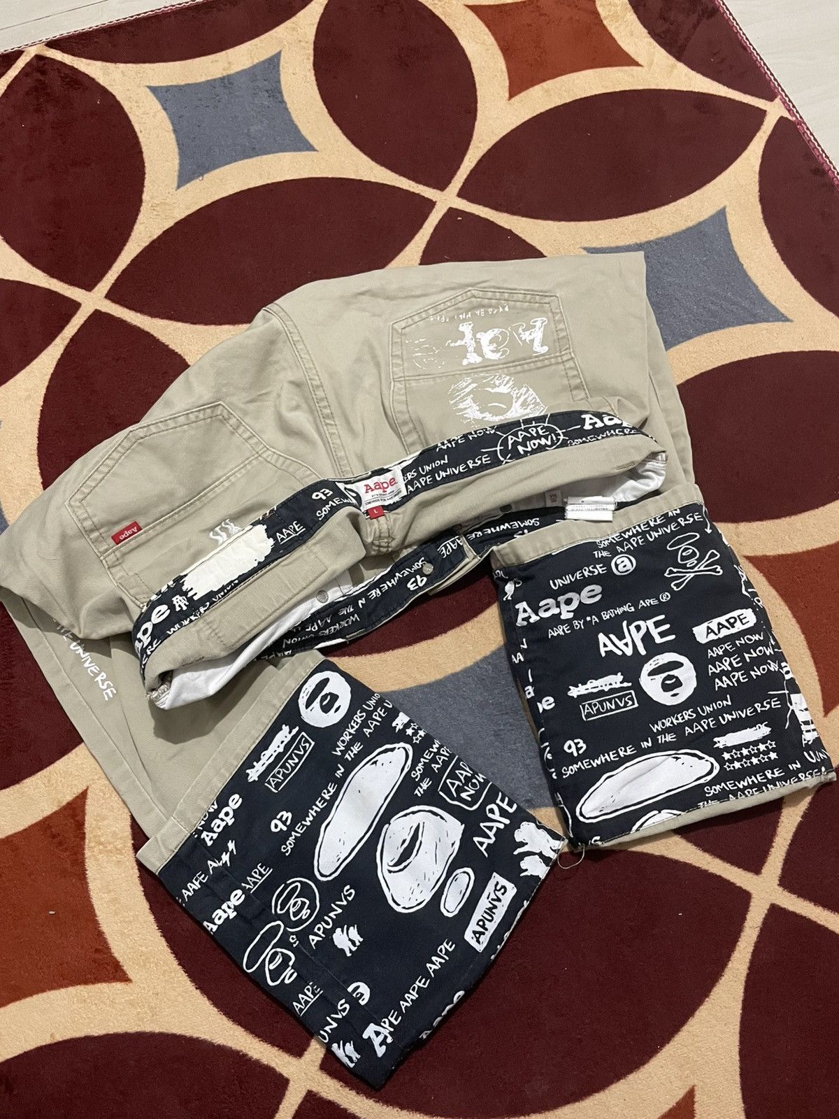 Aape CRAZY Aape chinos AOP Size US 35 - 7 Thumbnail