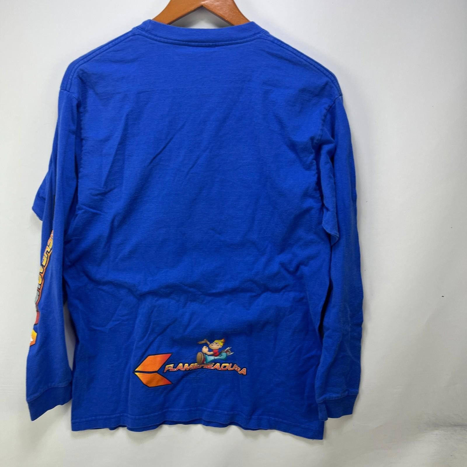 Vintage Vintage Flamehead USA BMX Long Sleeve Shirt Fits Med Large Size US L / EU 52-54 / 3 - 11 Thumbnail