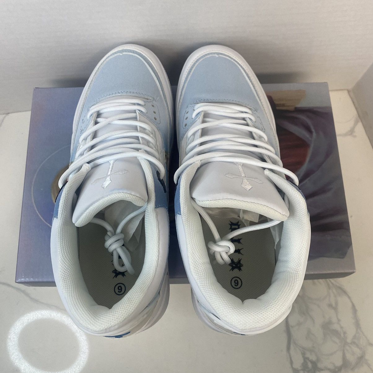 Kitowares Kito Wares Jordan 3 Style Mother Mary Tribute Mens Size 9 Size US 9 / EU 42 - 6 Thumbnail