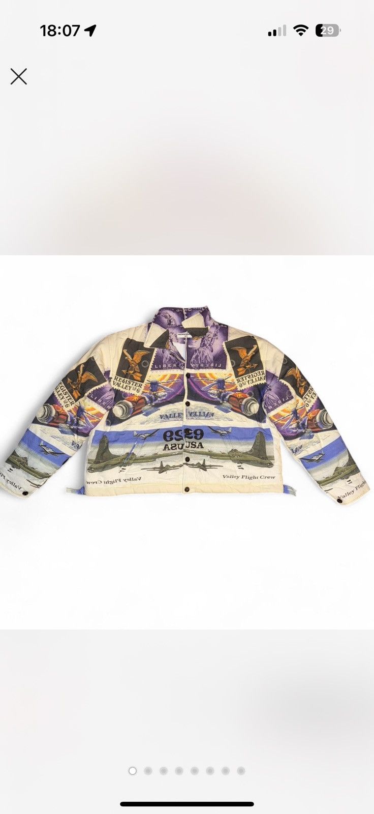 Vale Vale Forever Valley Flight Crew Shirt Jacket XXL Size US XXL / EU 58 / 5 - 1 Thumbnail
