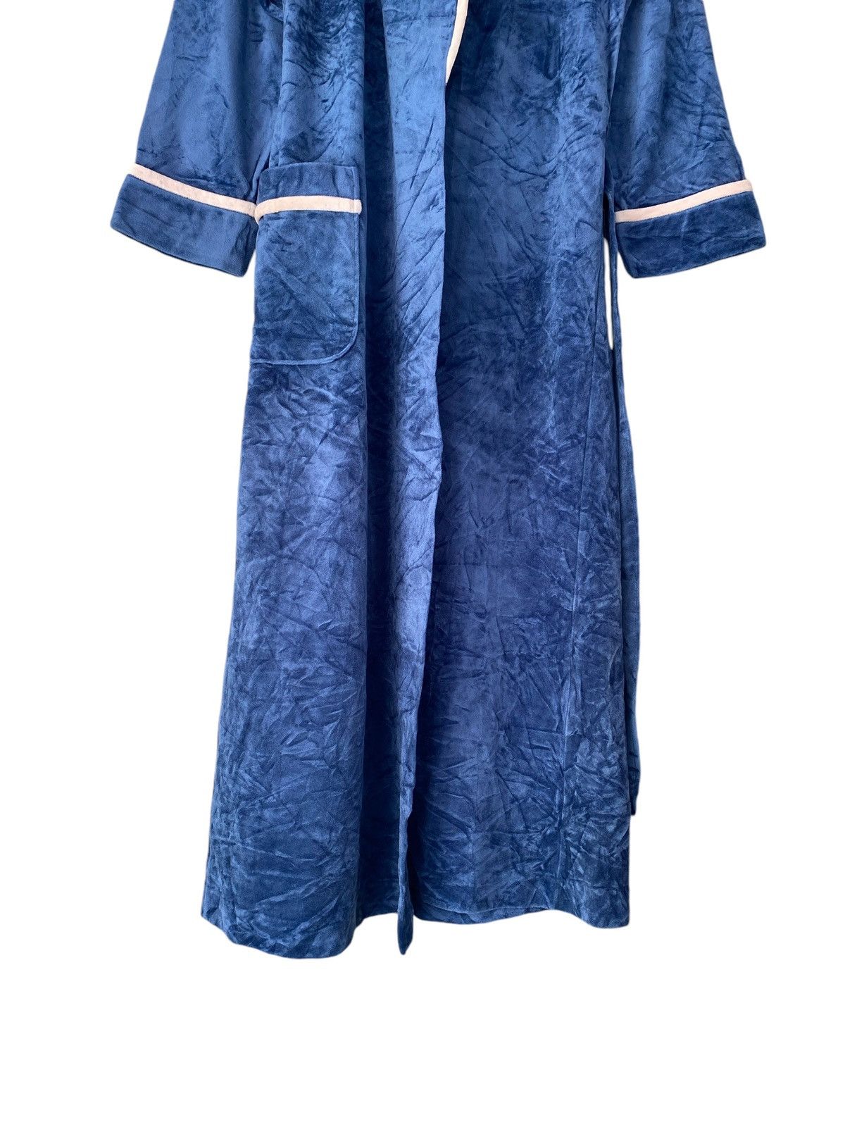 Designer × If Only Was True × Japanese Brand Vtg ELLE CHANTE Bath Rope Velvet Size 22" - 3 Thumbnail