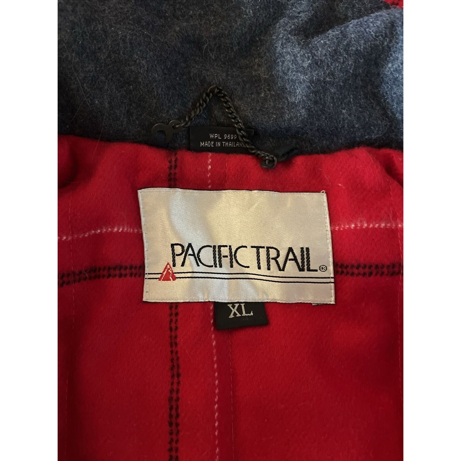 Pacific Trail Pacific Trail Vintage Men’s XL Dark Gray LS Wool Blend Coat Size US XL / EU 56 / 4 - 3 Thumbnail