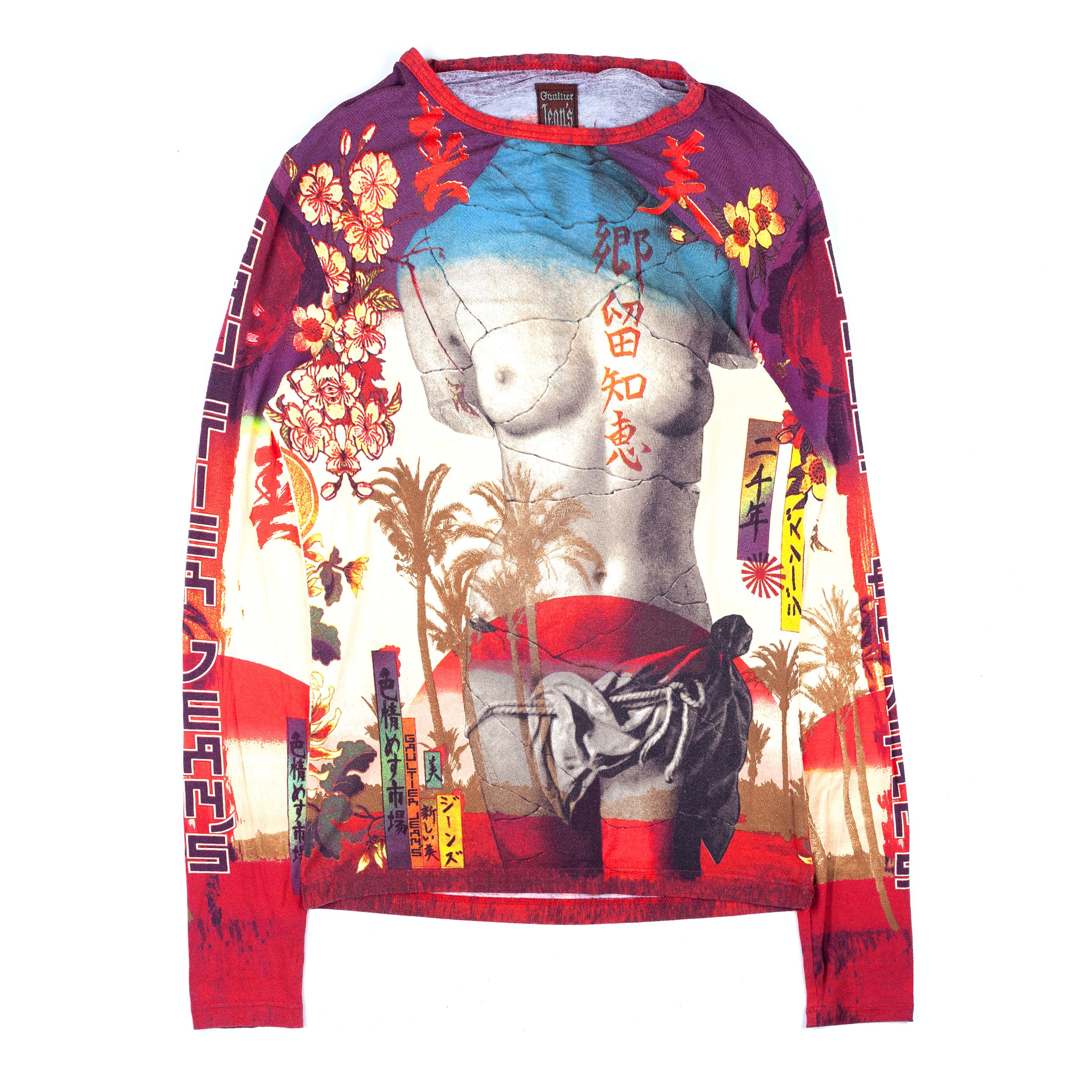 Jean Paul Gaultier JEAN PAUL GAULTIER Venus Statue Bust Japanese Print Top (L) Size US L / EU 52-54 / 3 - 1 Thumbnail