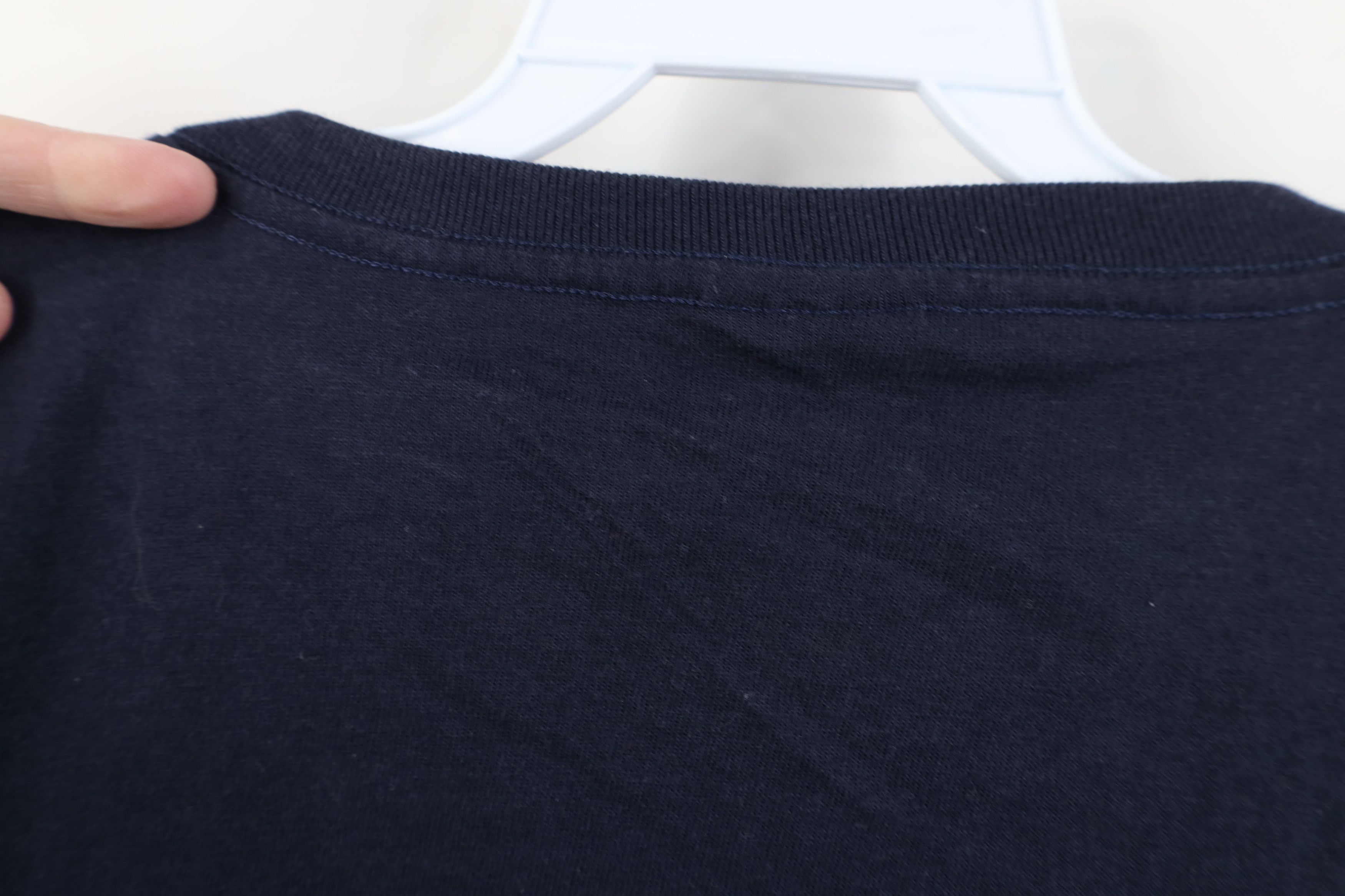 Nautica Vintage 90s Nautica Sailboat Pocket T-Shirt Navy Blue USA Size US L / EU 52-54 / 3 - 12 Thumbnail