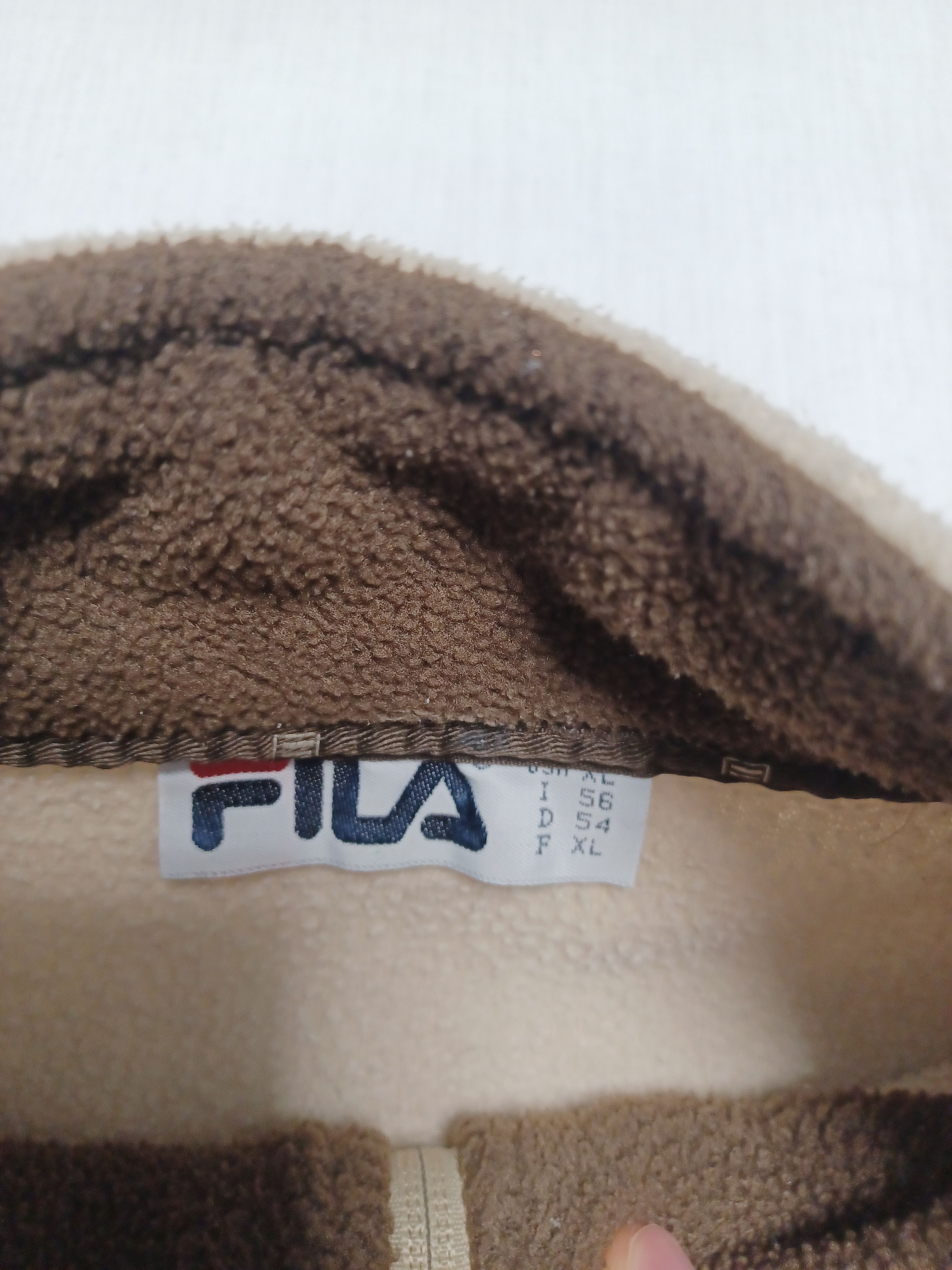Fila Fila vintage fleece quaterzip hoodie Size US XL / EU 56 / 4 - 3 Thumbnail