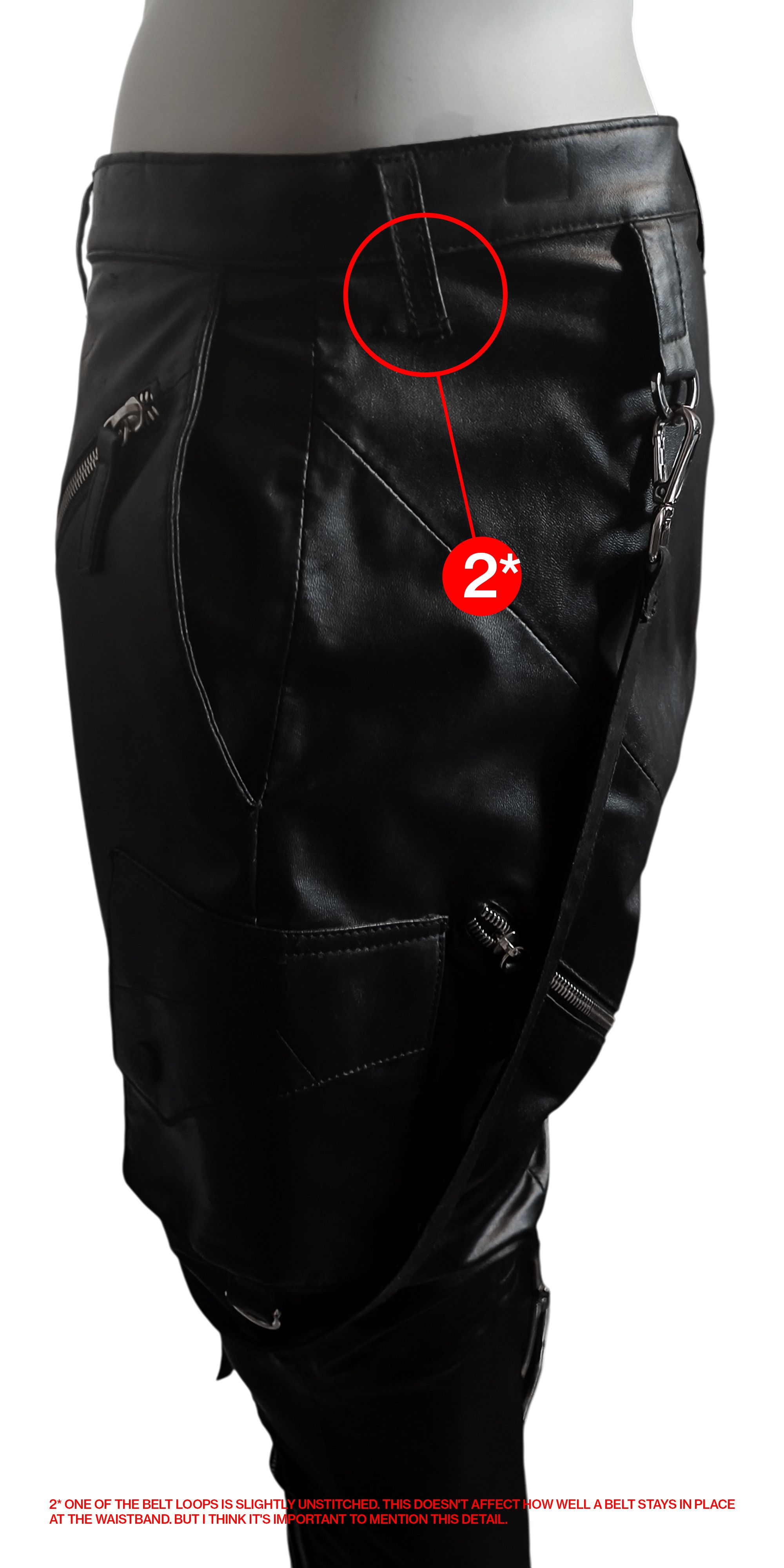 Leather Arahant MAGI Desolation Pant (Vegan Leather) Size US 38 / EU 54 - 6 Thumbnail