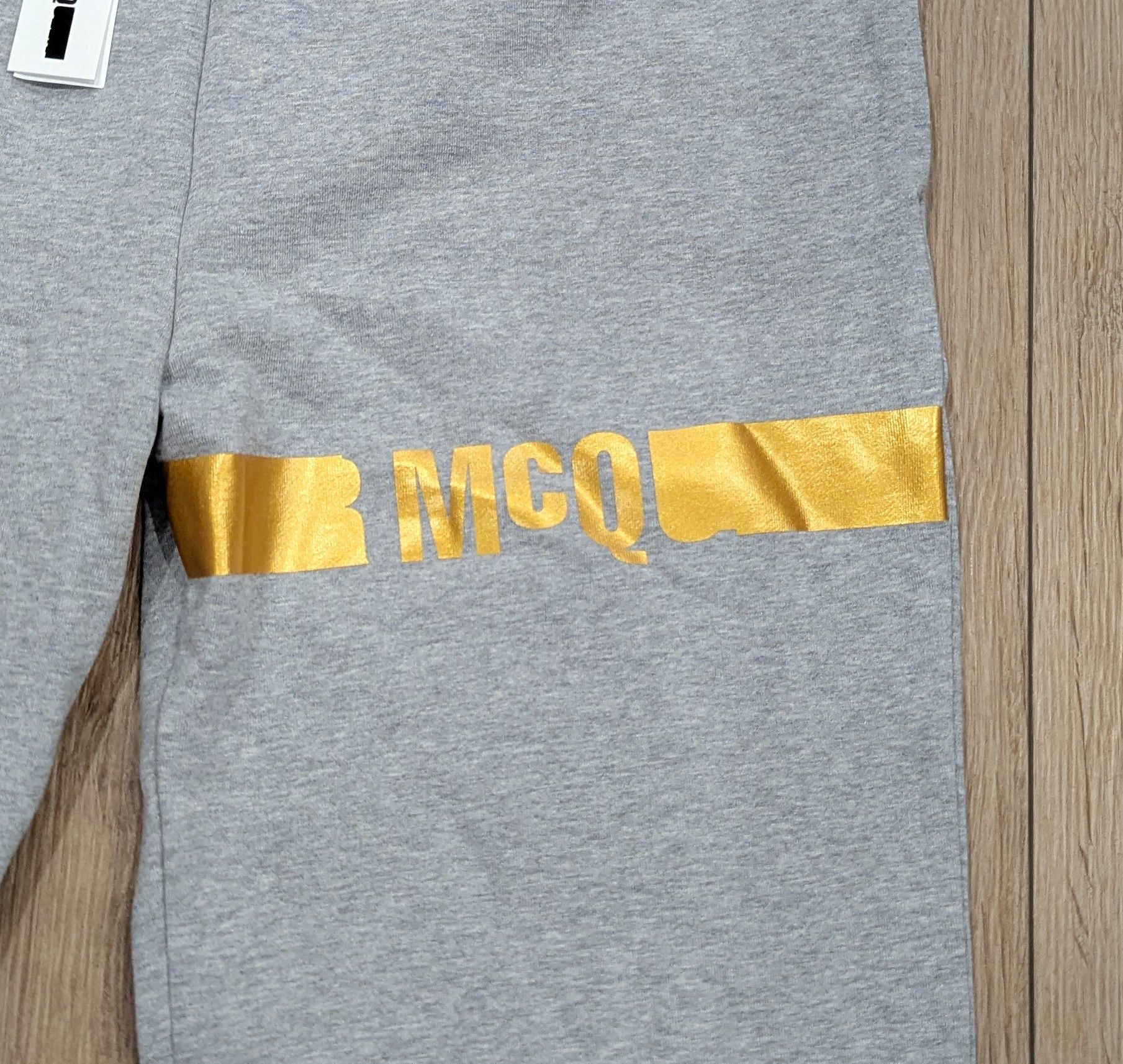 MCQ McQ Alexander McQueen Small Foil Logo Jogger Pants Gray XL Size US 36 / EU 52 - 2 Thumbnail