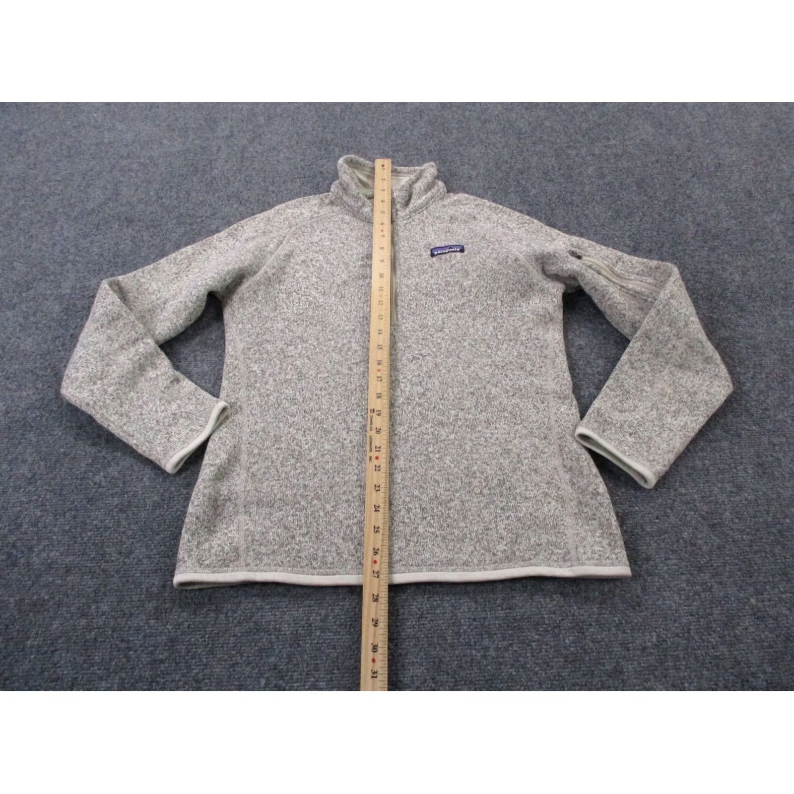 Patagonia Patagonia Jacket Womens M Better Sweater Fleece Jumper Outdoor Hiking Beige Size M / US 6-8 / IT 42-44 - 3 Thumbnail