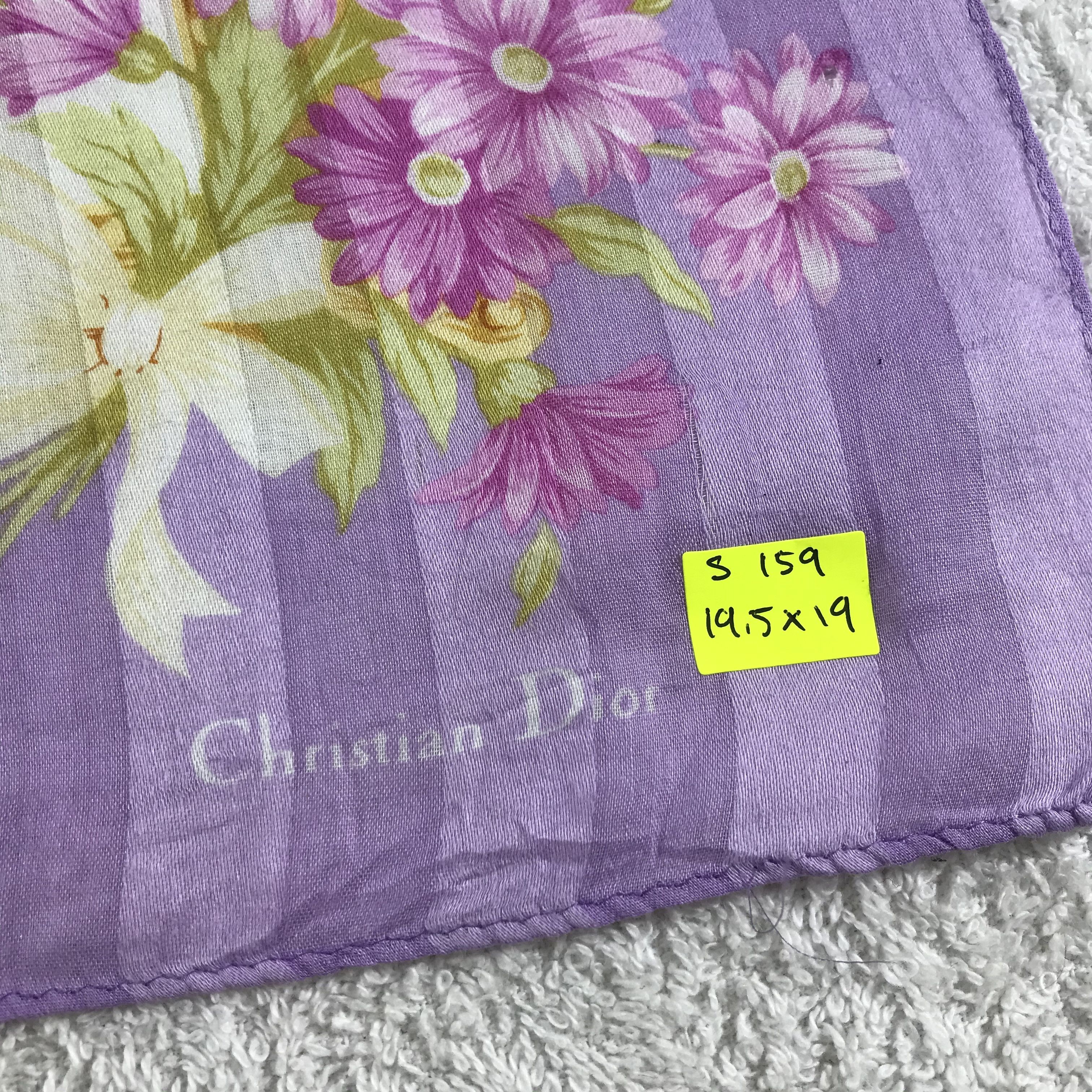 Christian Dior Monsieur × Vintage Christian Dior Bandana / Handkerchief / Neckerchief - S159 Size ONE SIZE - 8 Thumbnail