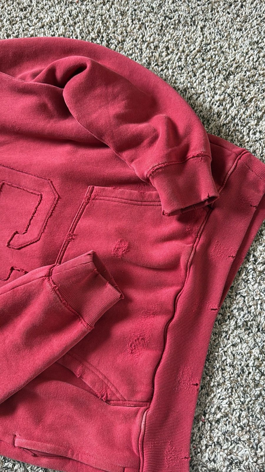Vintage Vintage Distressed "19" Hoodie Size US S / EU 44-46 / 1 - 6 Thumbnail