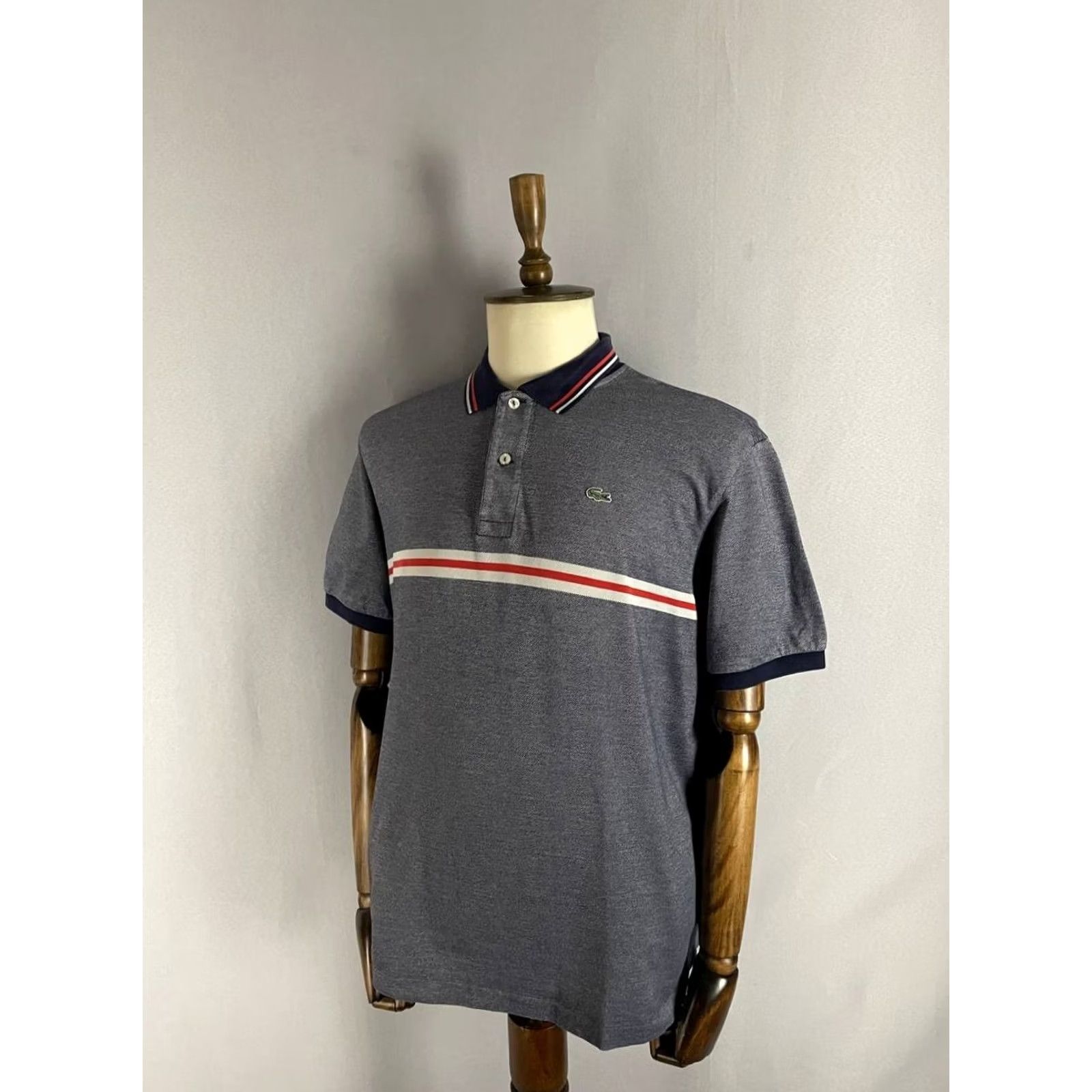 Lacoste Lacoste Polo Shirt Golf Mens Regular Cotton Short Sleeve Gray Size M XS? Size US M / EU 48-50 / 2 - 2 Thumbnail