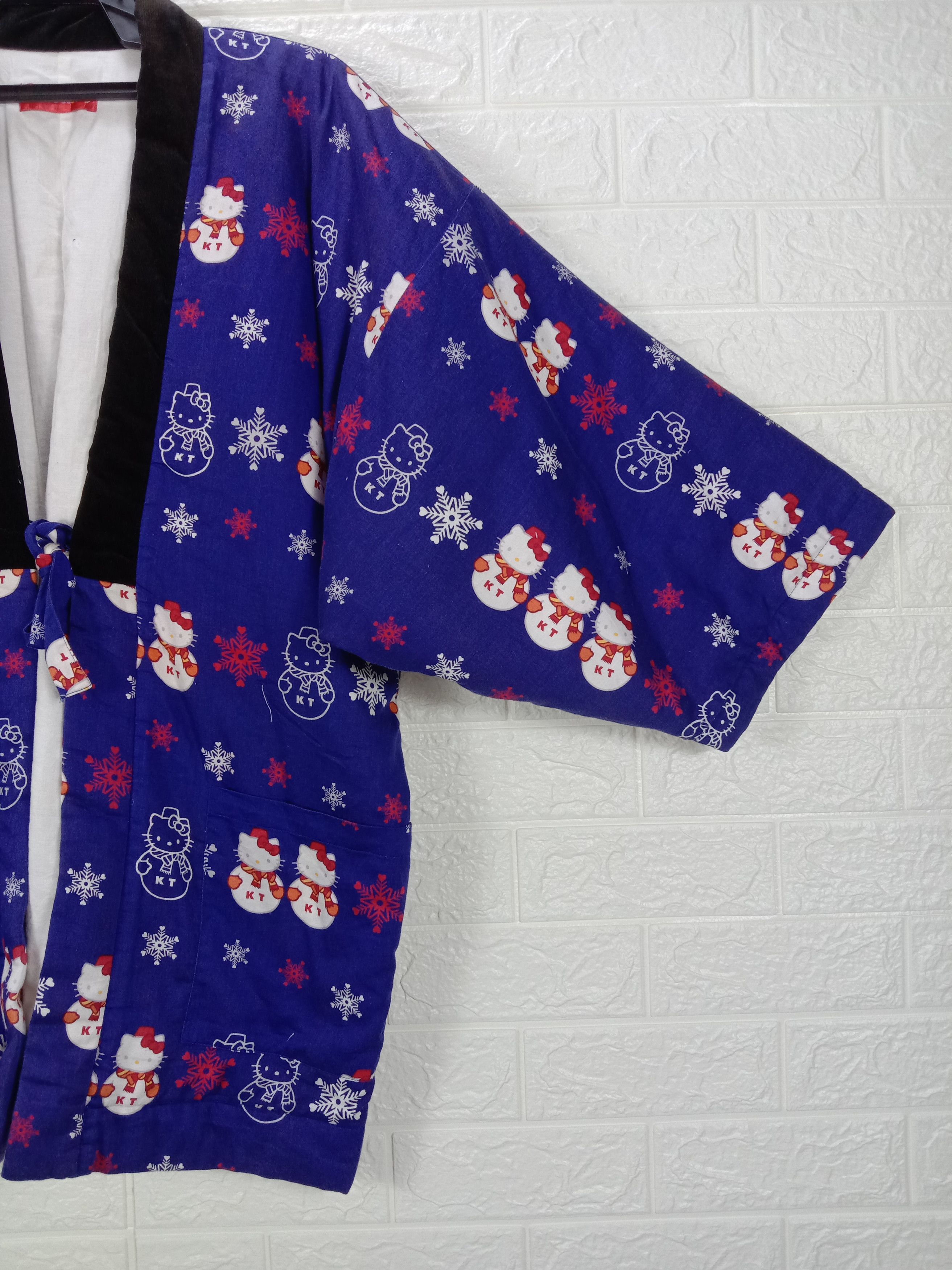 Japanese Brand Vintage Hello Kitty Fullprint Japanese Traditional Kimono Size US L / EU 52-54 / 3 - 4 Thumbnail