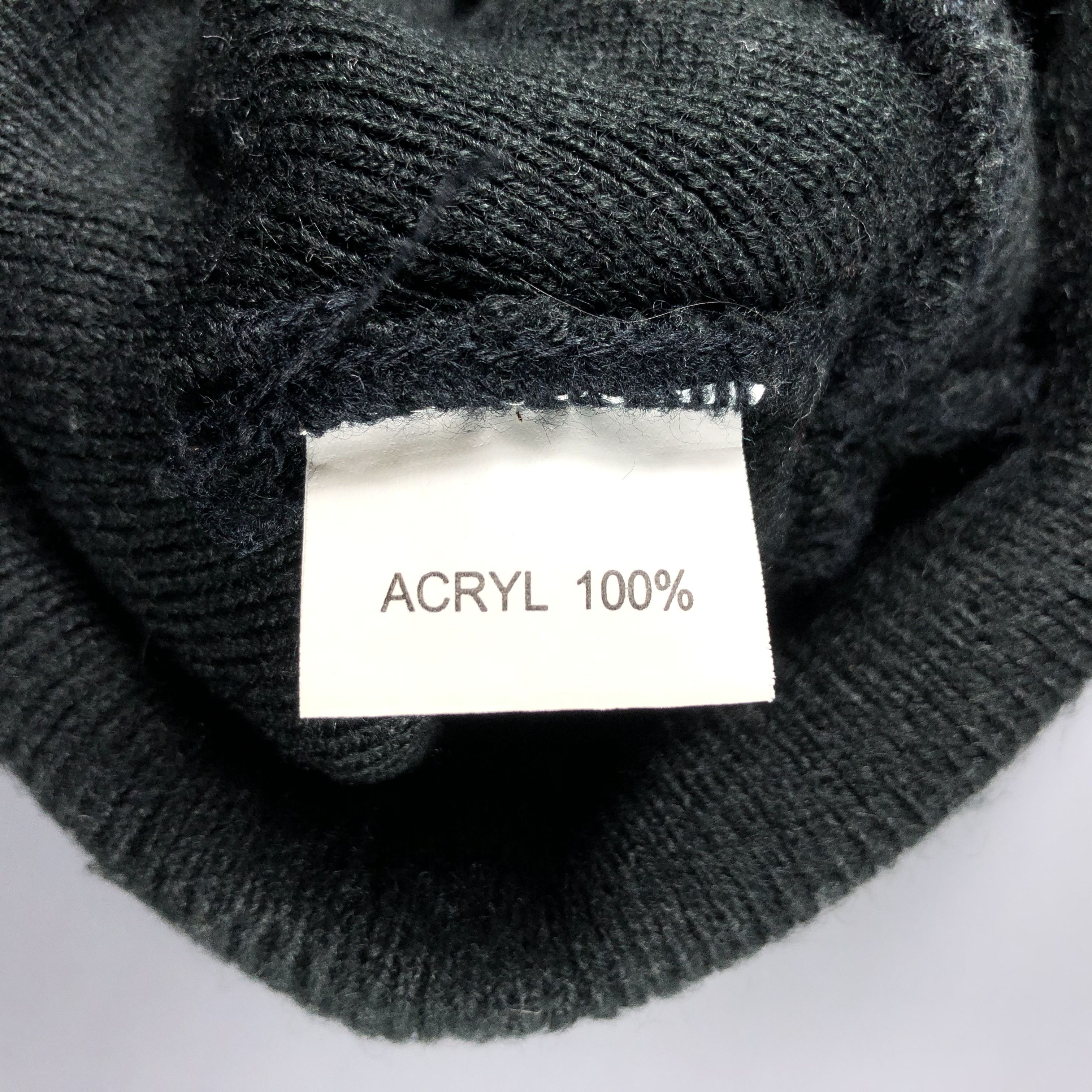 Japanese Brand × Vintage Skulls PomPom Black Beanie Snow Hat Snow Cap -D944 Size ONE SIZE - 4 Thumbnail
