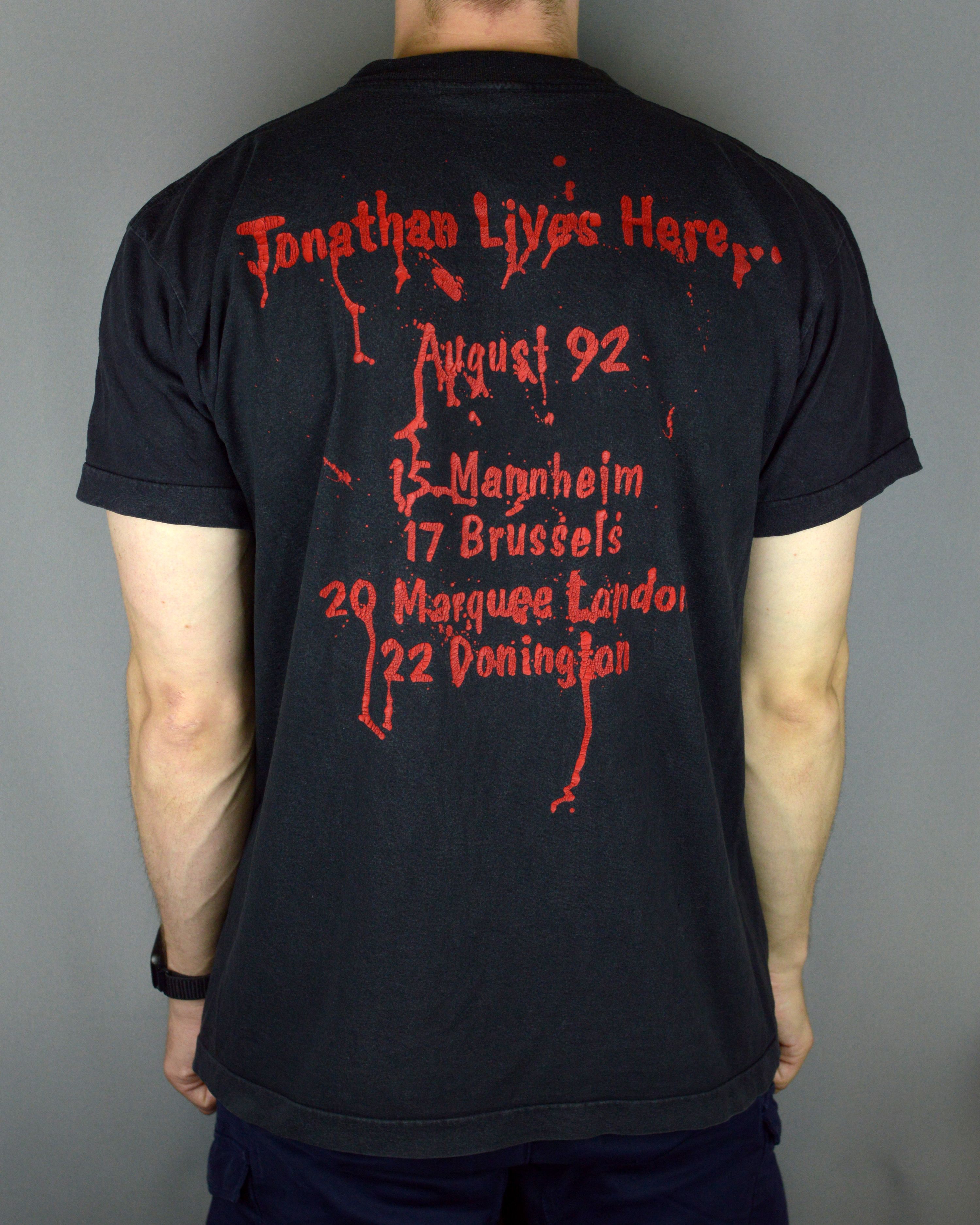 Band Tees × Vintage Vintage WASP The Crimson Idol 1992 t shirt Size US XL / EU 56 / 4 - 2 Thumbnail