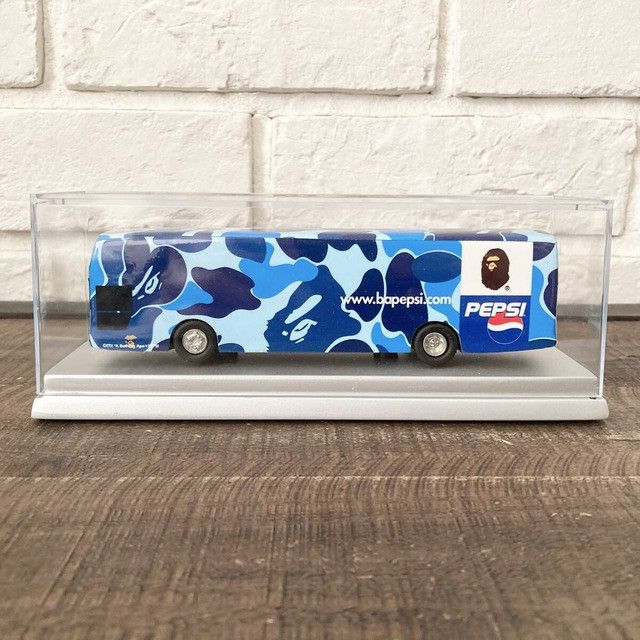 Bape × Pepsi 2001 BAPE × PEPSI Miniature Toy Bus ABC CAMO BLUE NIGO APE Size ONE SIZE - 2 Thumbnail