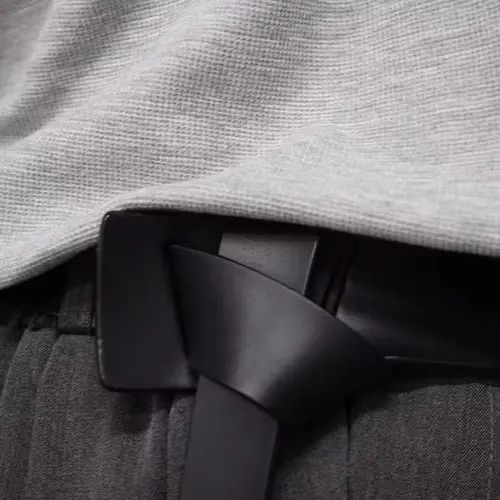 Japanese Brand × Vintage Fashion retro leather knot belt minimal Size ONE SIZE - 3 Thumbnail