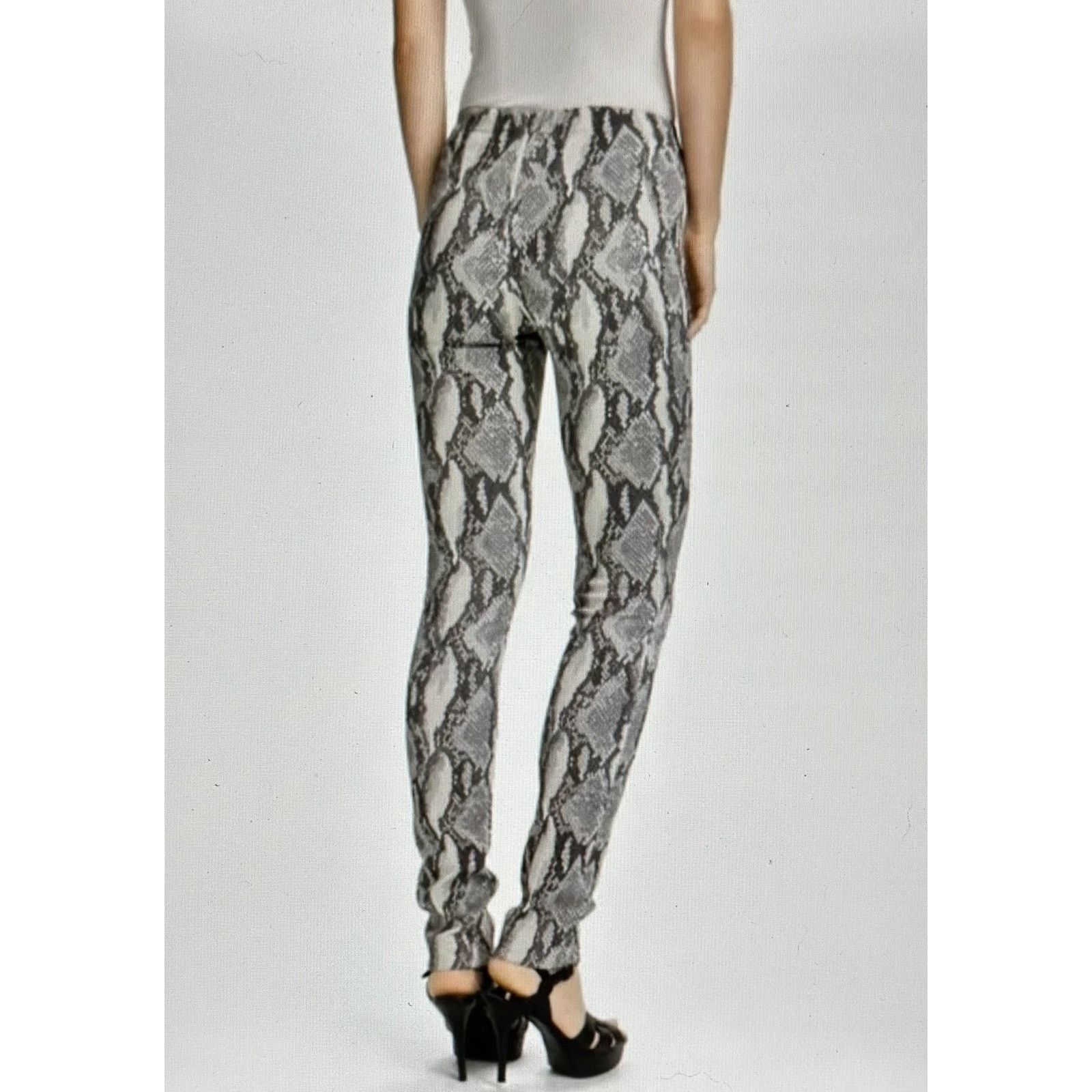 Zadig & Voltaire Zadig & Voltaire Pharell Python Pants Skinny 36 (S) Size 26" / US 2 / IT 38 - 4 Thumbnail