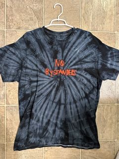 Travis Scott No Bystanders Tee Black Tie Dye Men's - SS19 - US