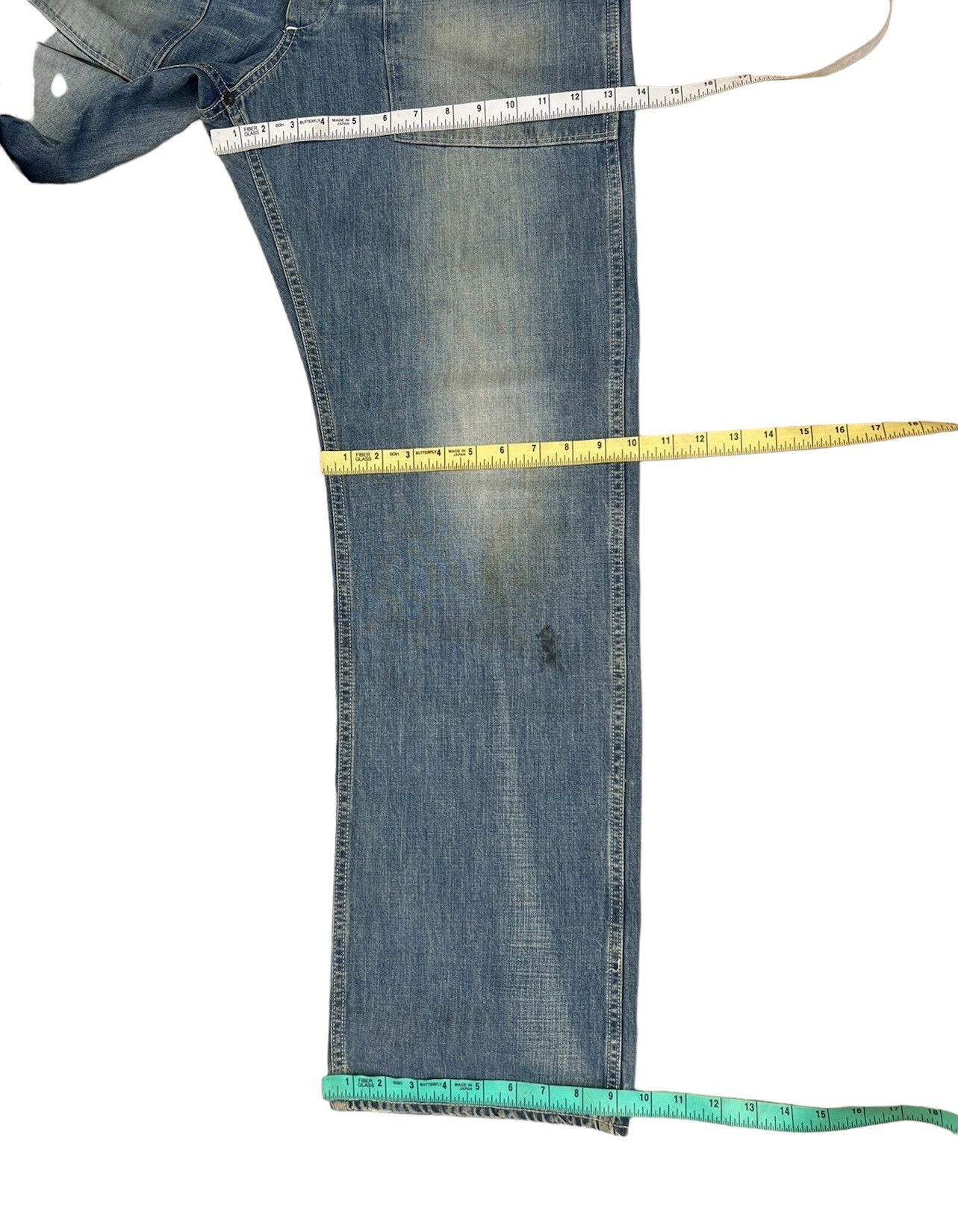 ANACHRONORM Anachronorm Japan Dirty Muddy Denim Distress Mine Jeans Size US 36 / EU 52 - 4 Thumbnail