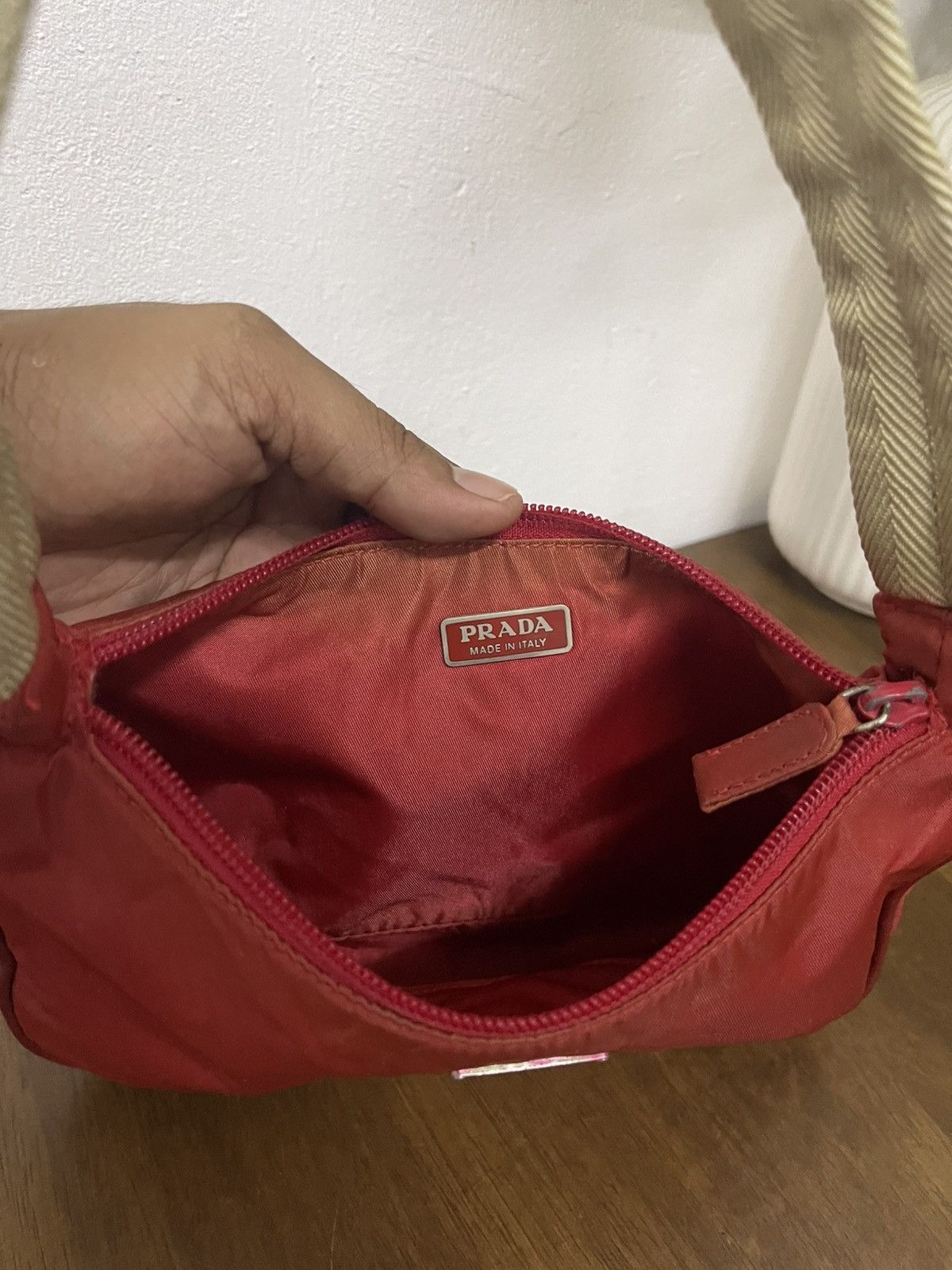 Prada VINTAGE PRADA TESSUTO SMALL HOBO BAG Size ONE SIZE - 14 Thumbnail