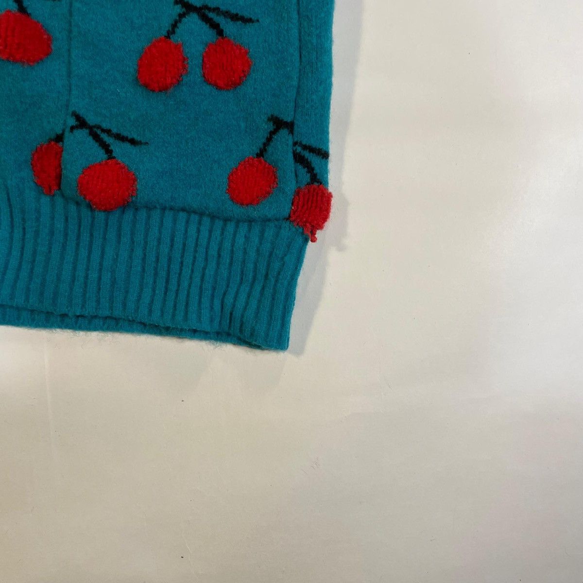 Other Multi-coloured cherry knitted cardigan sweater vintage Size L / US 10 / IT 46 - 4 Thumbnail