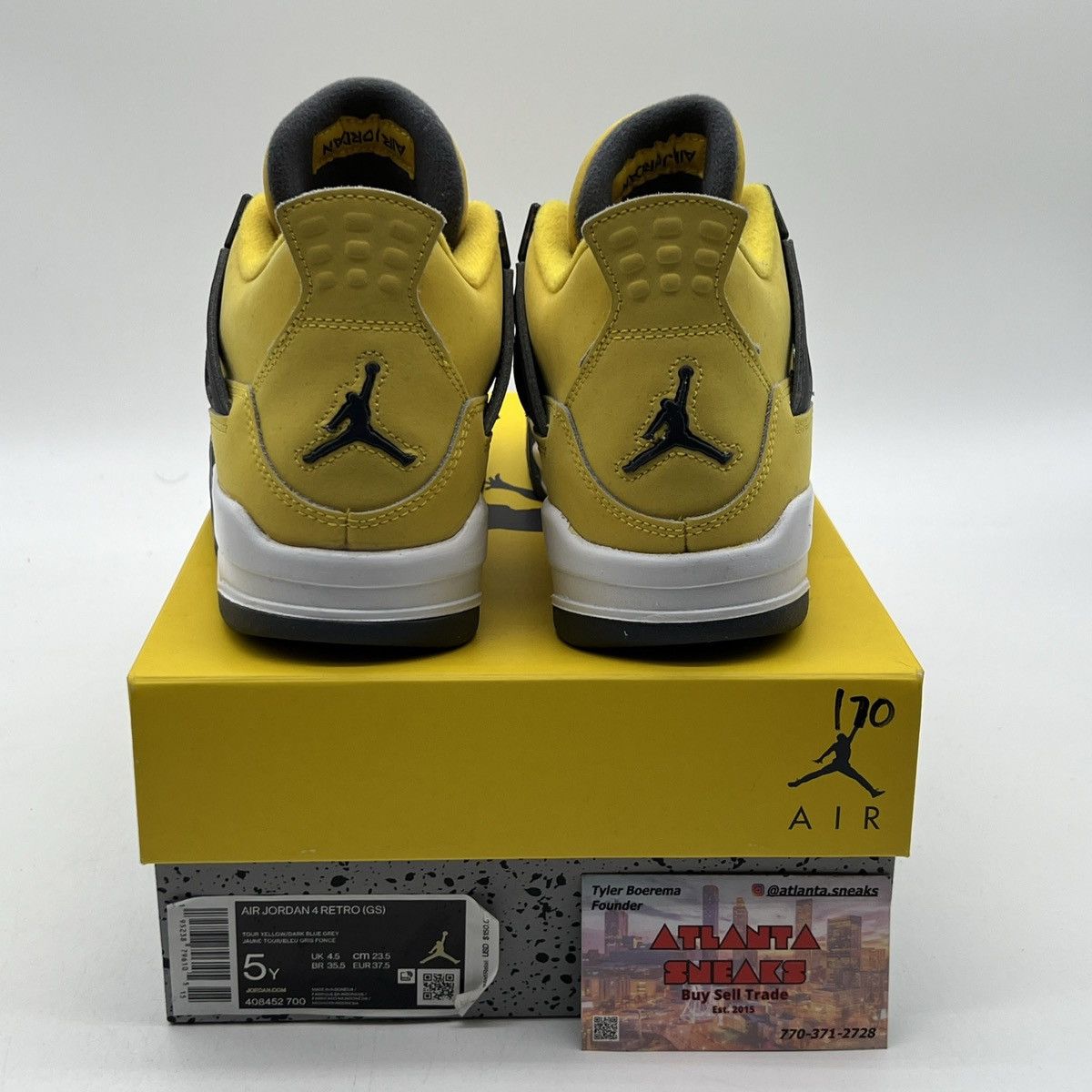 Jordan Brand Air Jordan 4 Lightning Size US 5 / EU 37 - 3 Thumbnail
