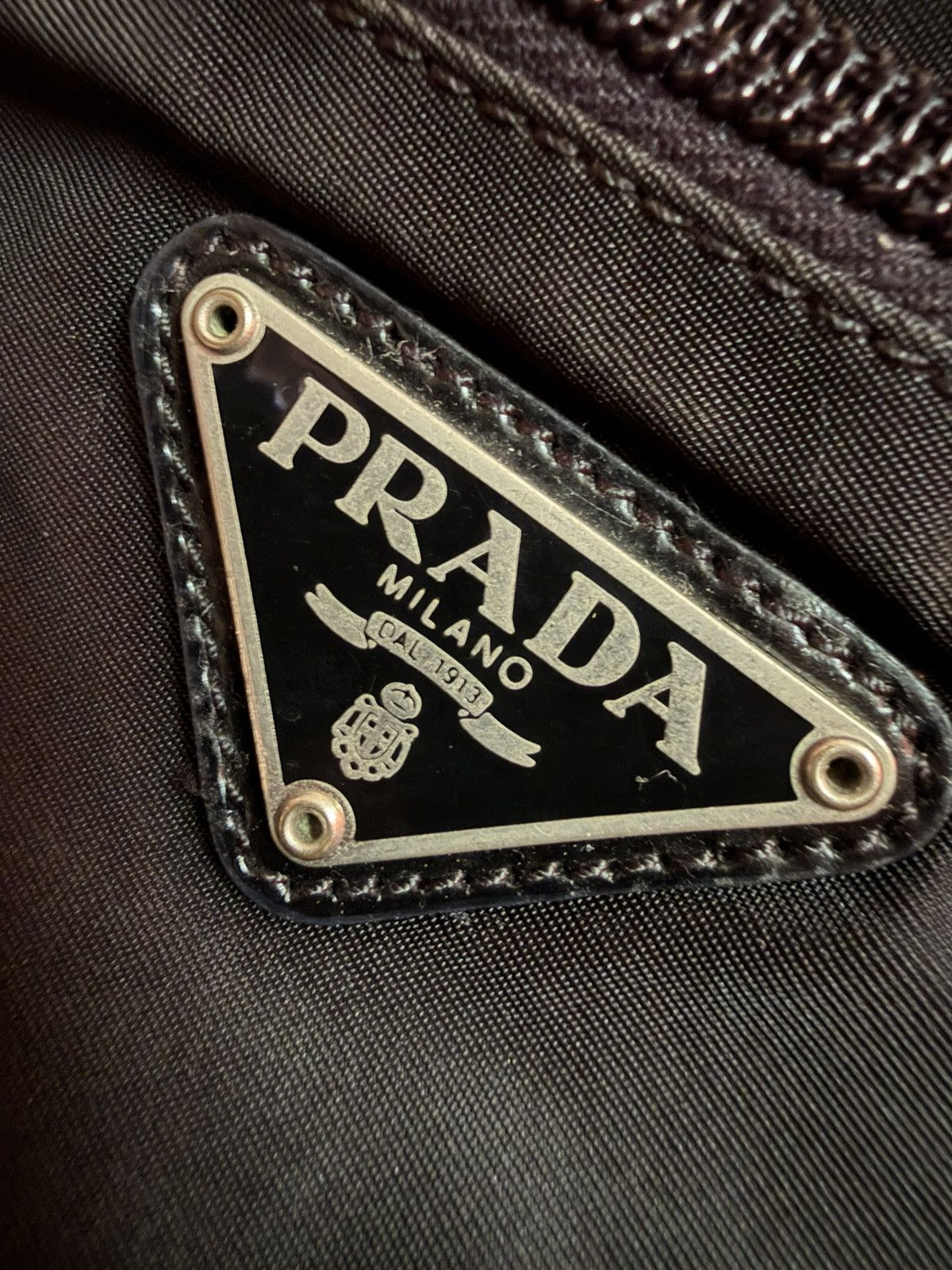 Prada Authentic Vintage Prada Iconic Minimalist Nyalon Tote Bag Size ONE SIZE - 3 Thumbnail