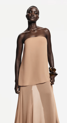 H&M Voluminous Bandeau Dress Size XL / US 12-14 / IT 48-50 - 3 Thumbnail