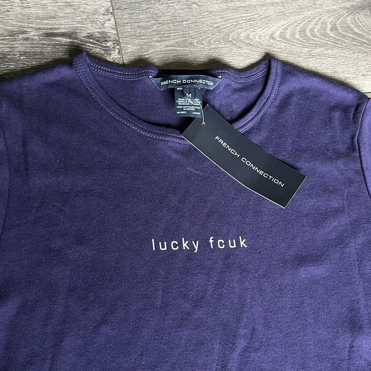 FCUK × French Connection New French Connection Lucky Fcuk Spellout Logo Designer Tee Size M / US 6-8 / IT 42-44 - 2 Thumbnail