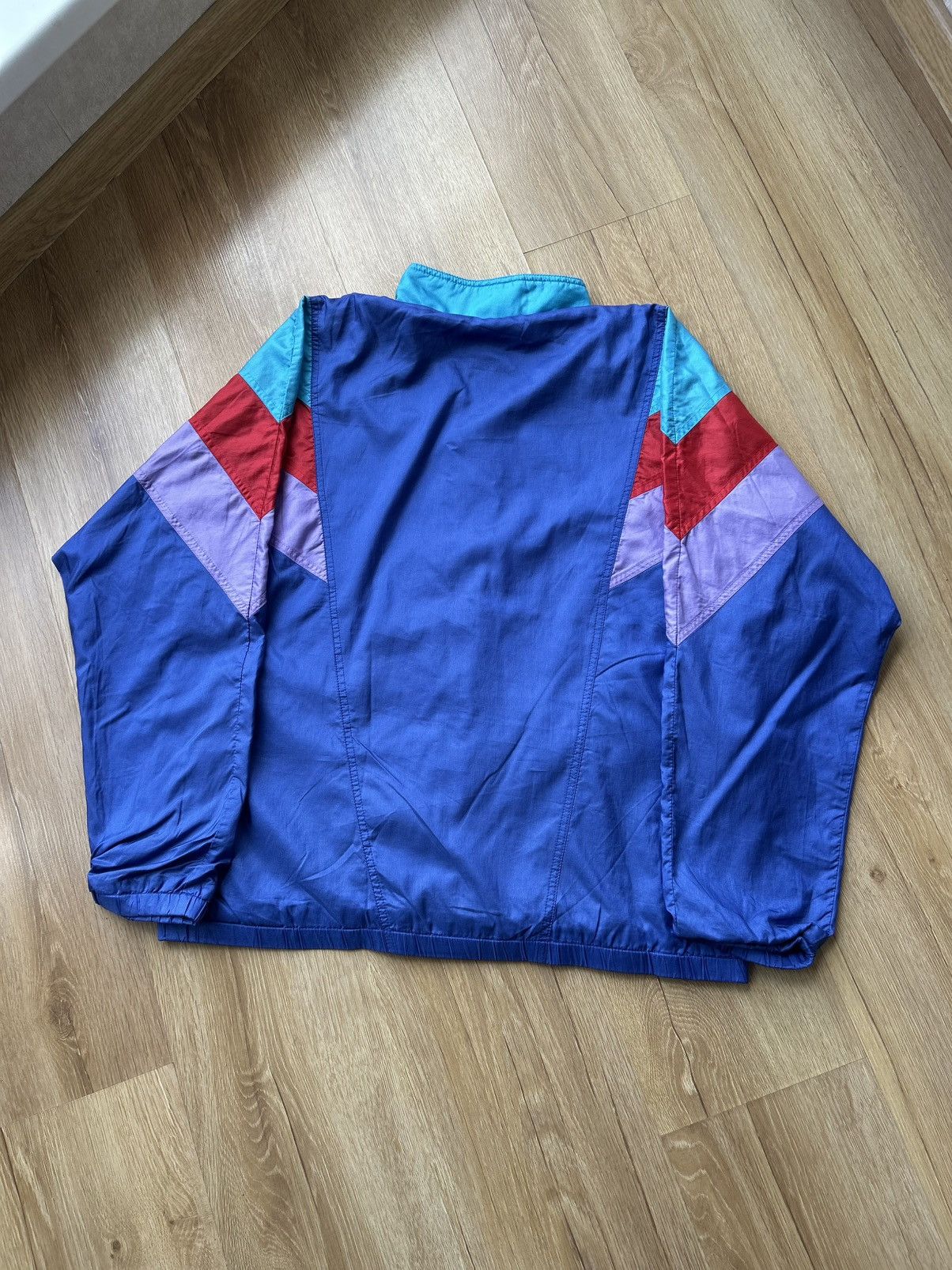 Adidas Vintage 80s Adidas Trefoil Y2K Retro Nylon Track Suit Size US L / EU 52-54 / 3 - 5 Thumbnail