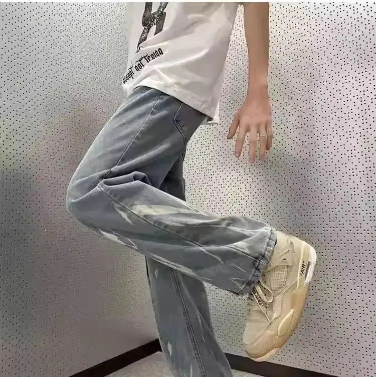 Japanese Brand Retro Colored Tie Dyed Jeans Size US 30 / EU 46 - 2 Thumbnail