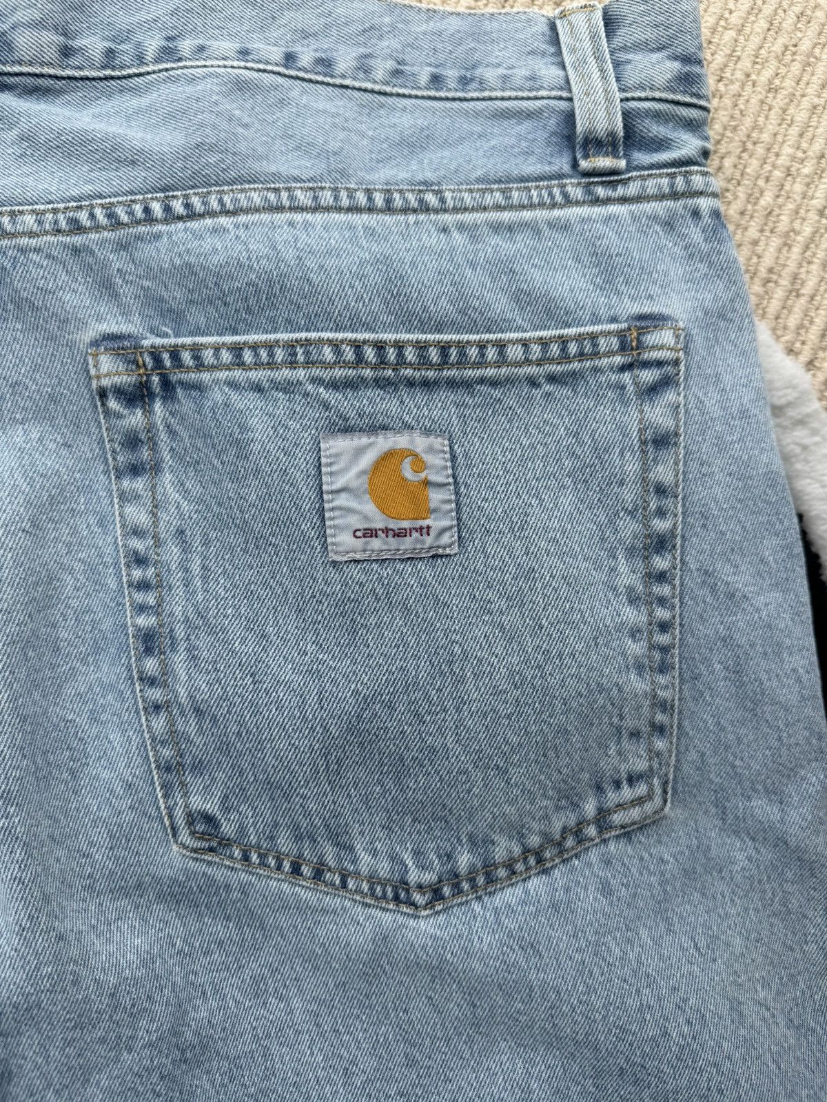Carhartt Carhart Landon Blue Stonewashed Jeans Size US 36 / EU 52 - 5 Thumbnail