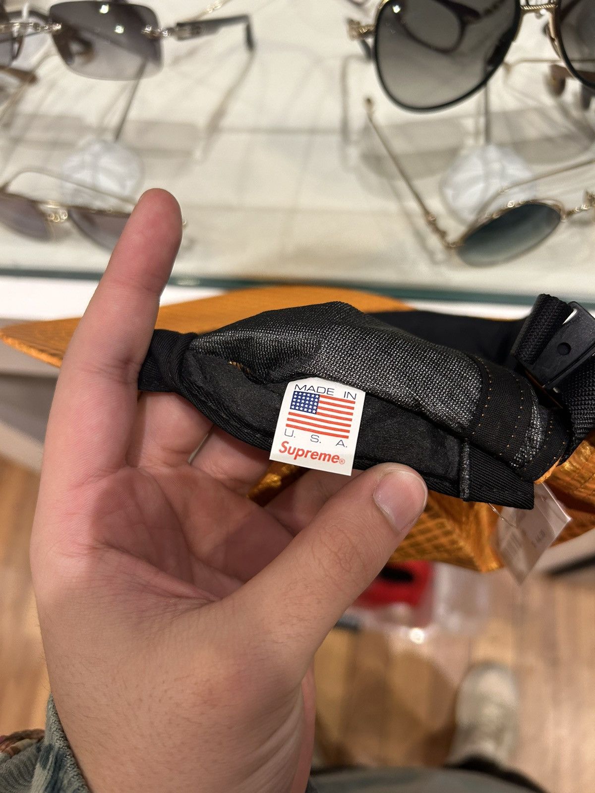 Supreme Supreme Orange Metallic Checkered Camp Cap Size ONE SIZE - 4 Thumbnail