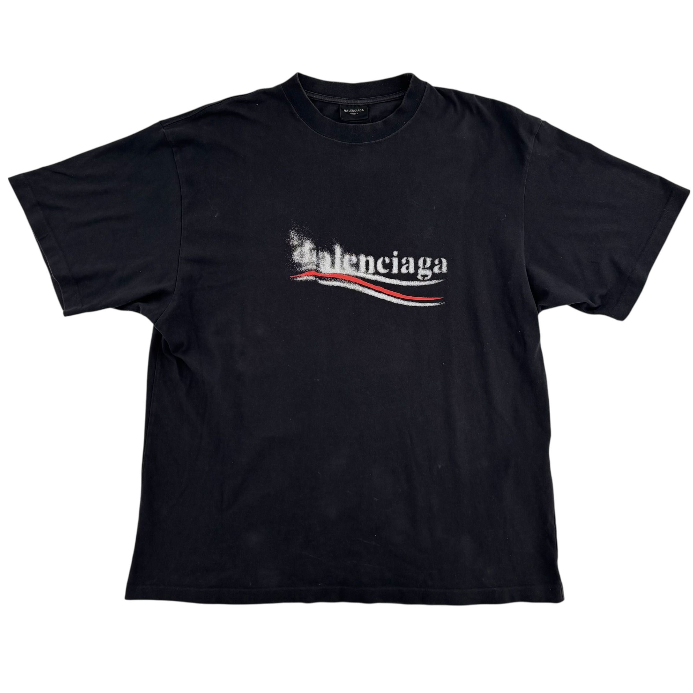 Balenciaga Campaign Tee Black Size US L / EU 52-54 / 3 - 1 Thumbnail