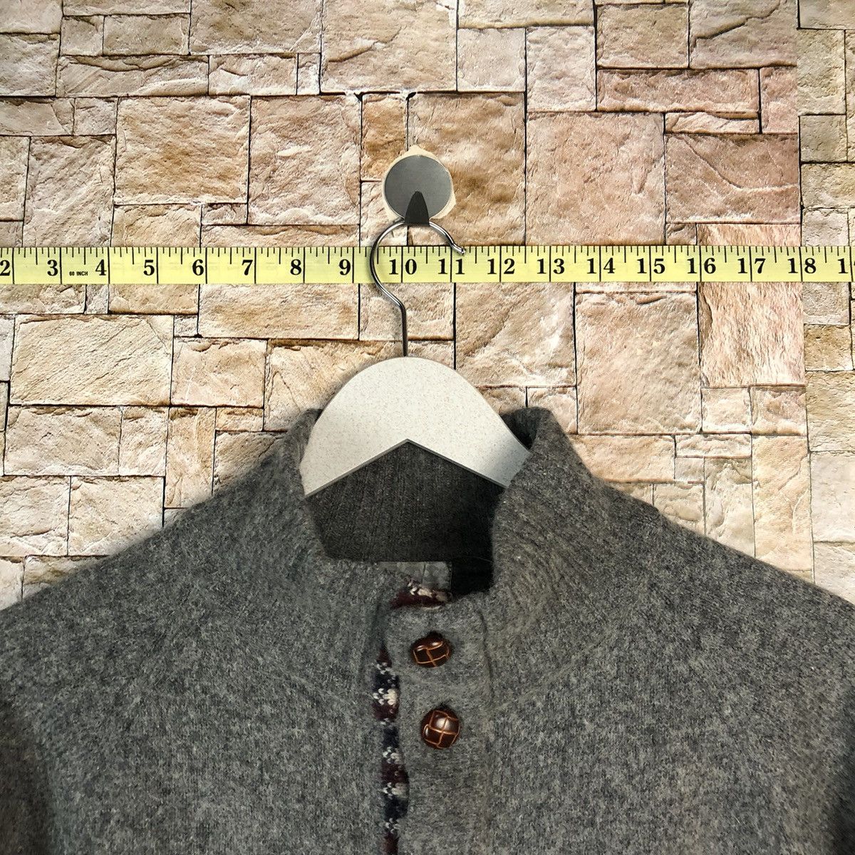 Japanese Brand × Takeo Kikuchi TK takeo kikuchi japan Grey Cardigan Knitwear #A1093 Size US S / EU 44-46 / 1 - 4 Thumbnail