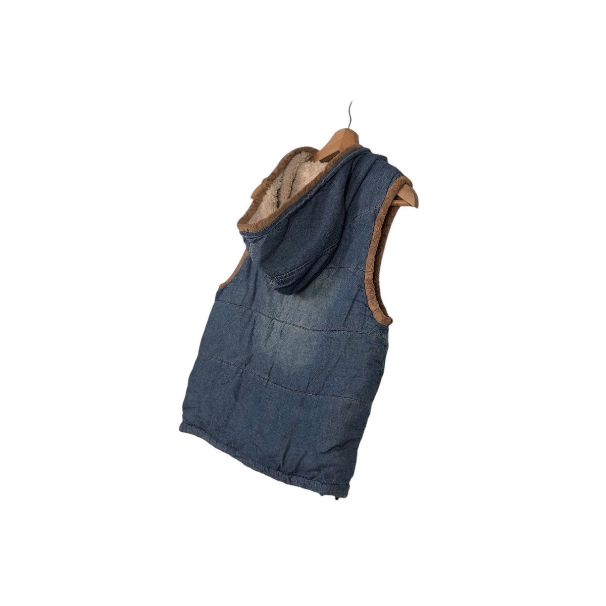Hysteric Glamour 📌Vintage Biker Denim Vest Hoodie Multi Pocket Size US M / EU 48-50 / 2 - 12 Thumbnail