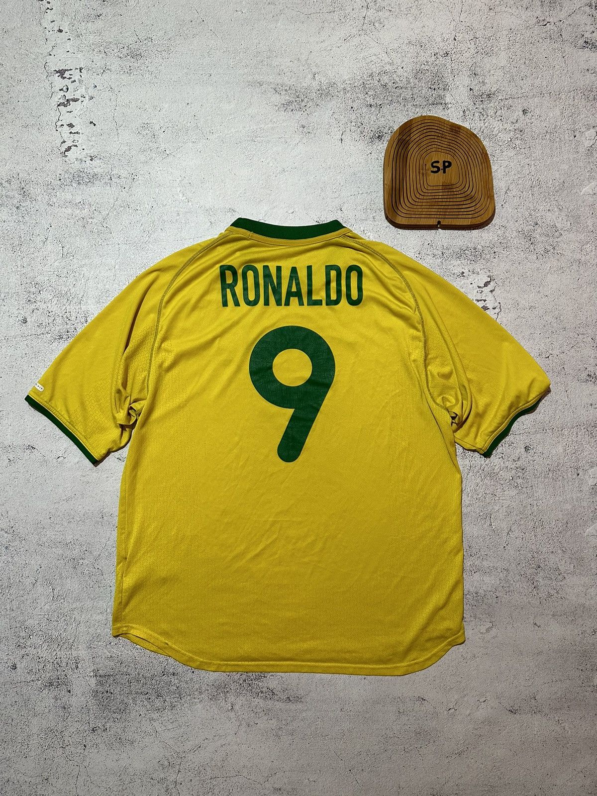 Nike Brazil Brasil away soccer jersey 2004/2006 Ronaldinho #7