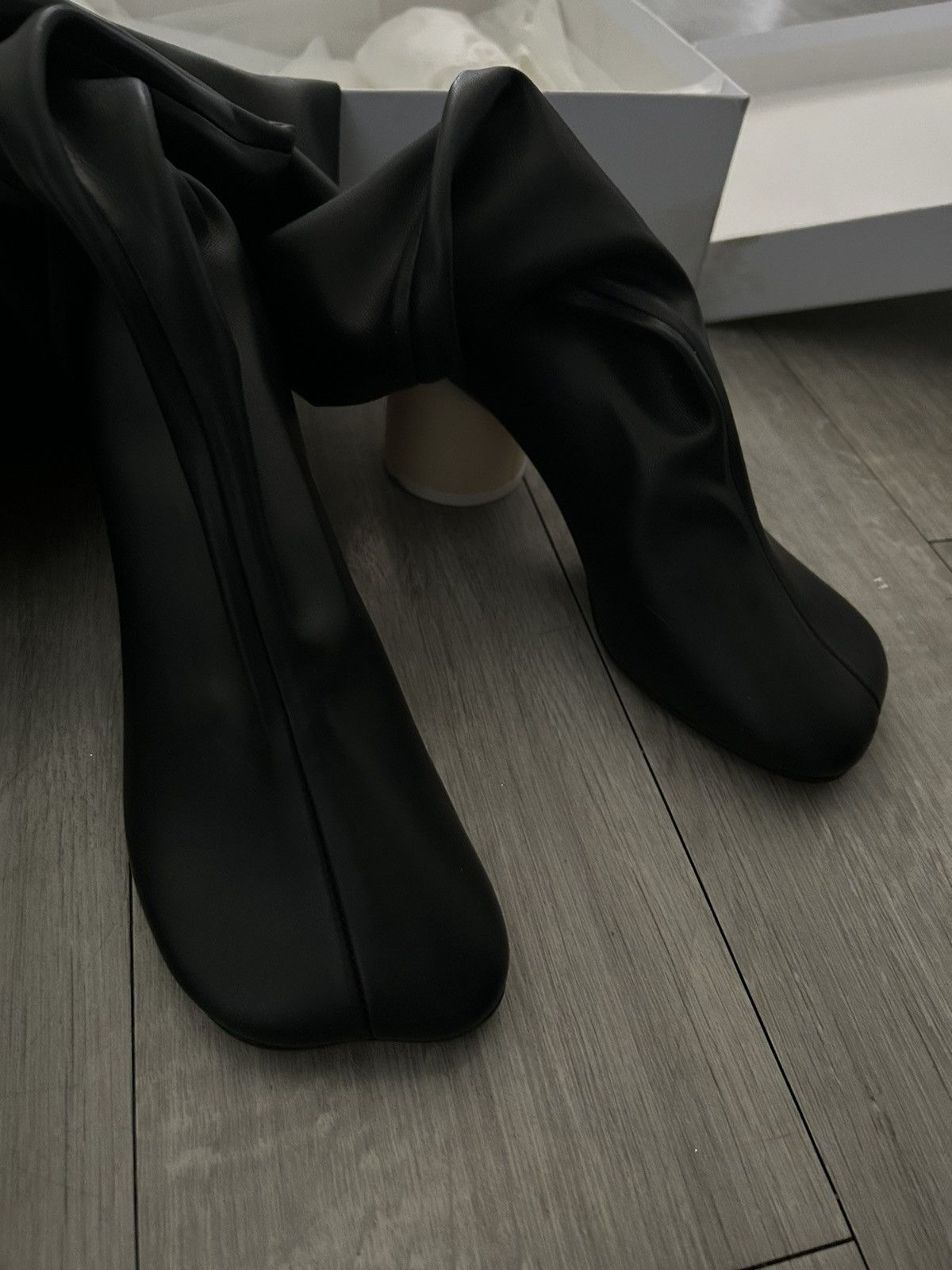 Maison Margiela MM6 Maison Margiela Slip On Knee-High Boots Size US 4.5 / IT 34.5 - 7 Thumbnail