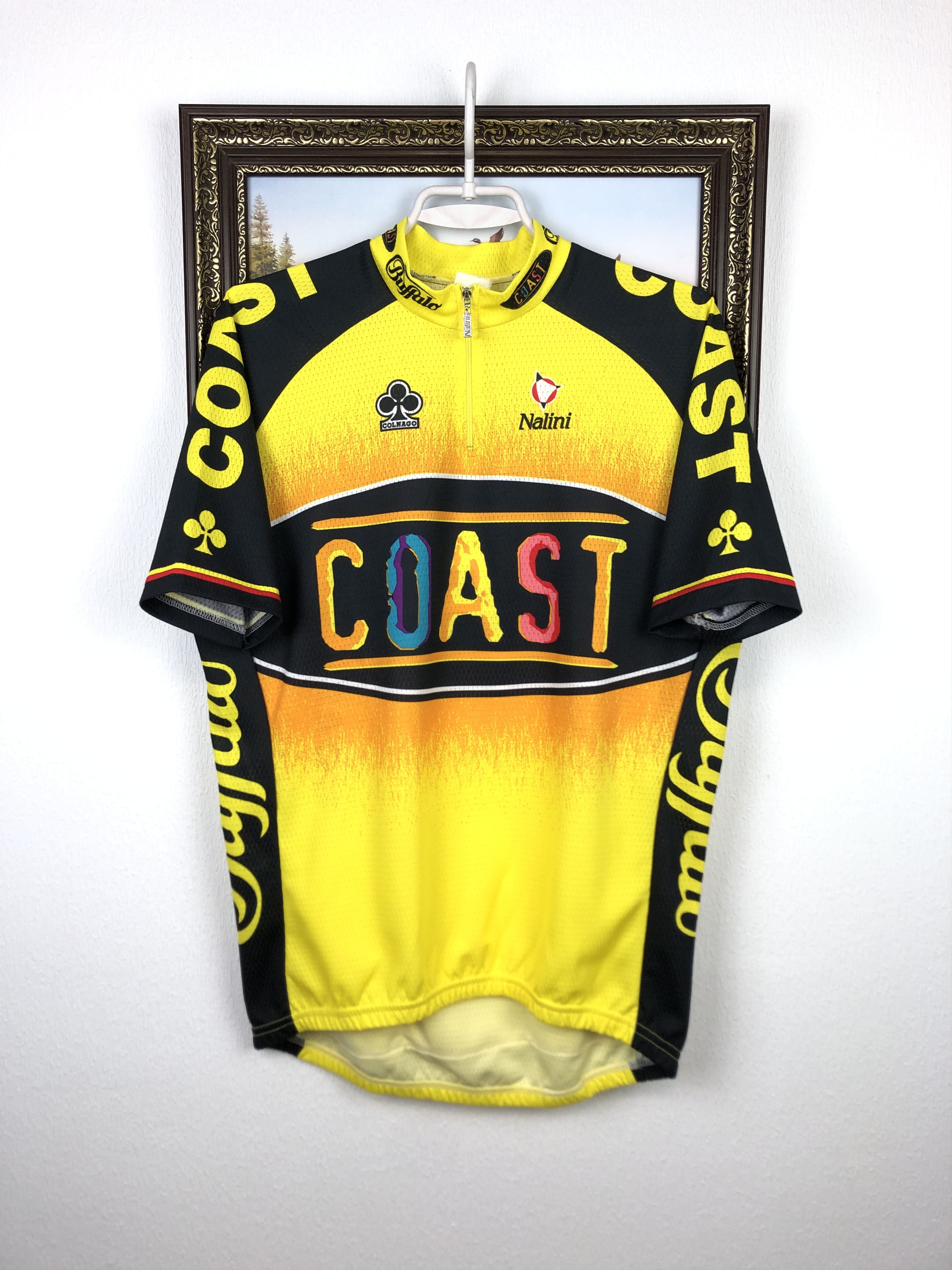 Vintage Vintage Coast Colnago Cycling Jersey Shirt Over Print Tee Size US L / EU 52-54 / 3 - 1 Thumbnail