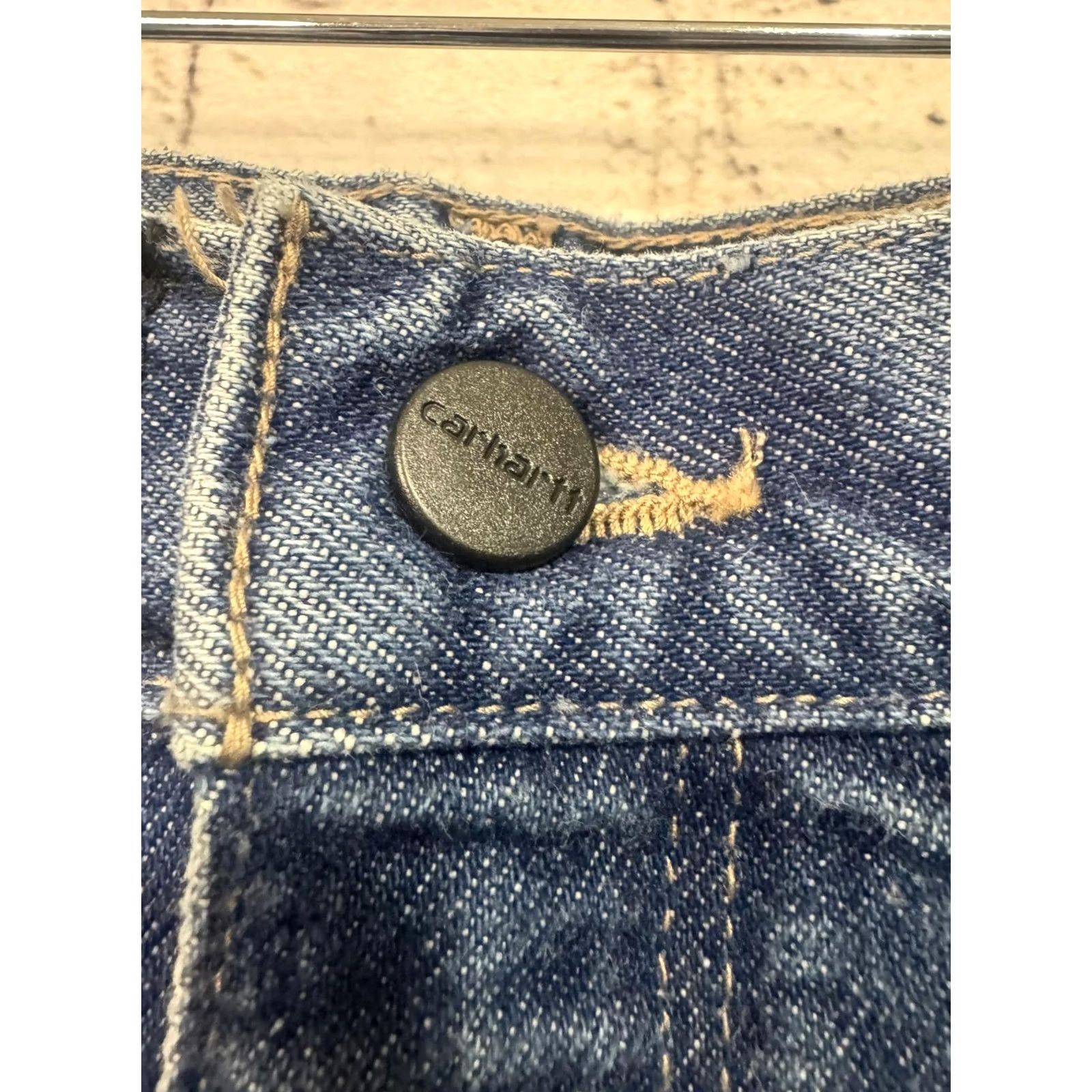 Carhartt Carhartt FR Men's Blue Denim Jeans 42x34 Relaxed Fit Denim Cotton Workwear Jeans Mens Big & Tall Blue 42 34 Button Size US 42 / EU 58 - 5 Thumbnail