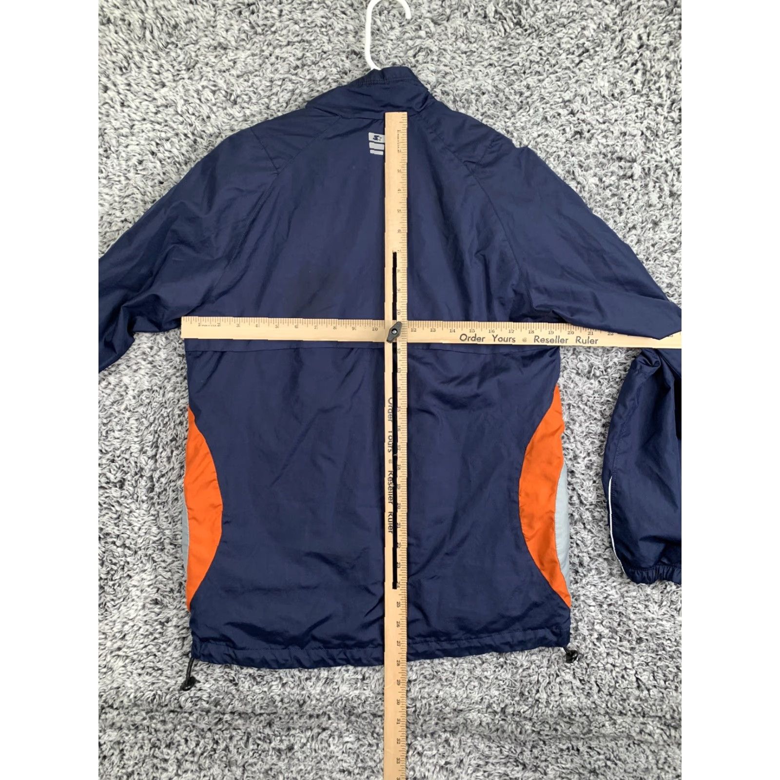 Starter Starter Windbreaker Jacket Mens Small Navy Blue Lightweight Casual Size US S / EU 44-46 / 1 - 7 Thumbnail