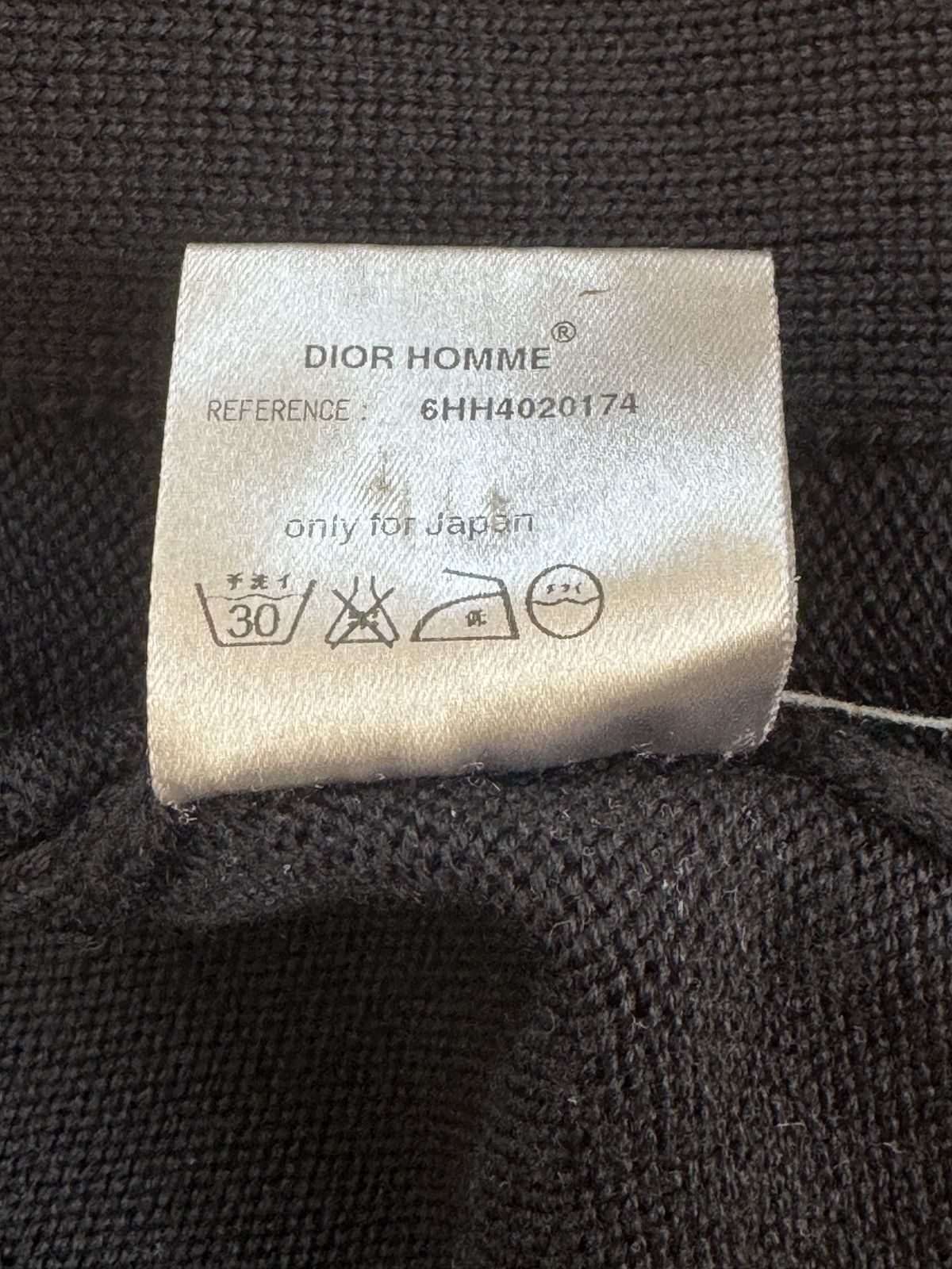 Dior × Hedi Slimane Dior Homme 2005 Black Cardigan Size US M / EU 48-50 / 2 - 4 Thumbnail