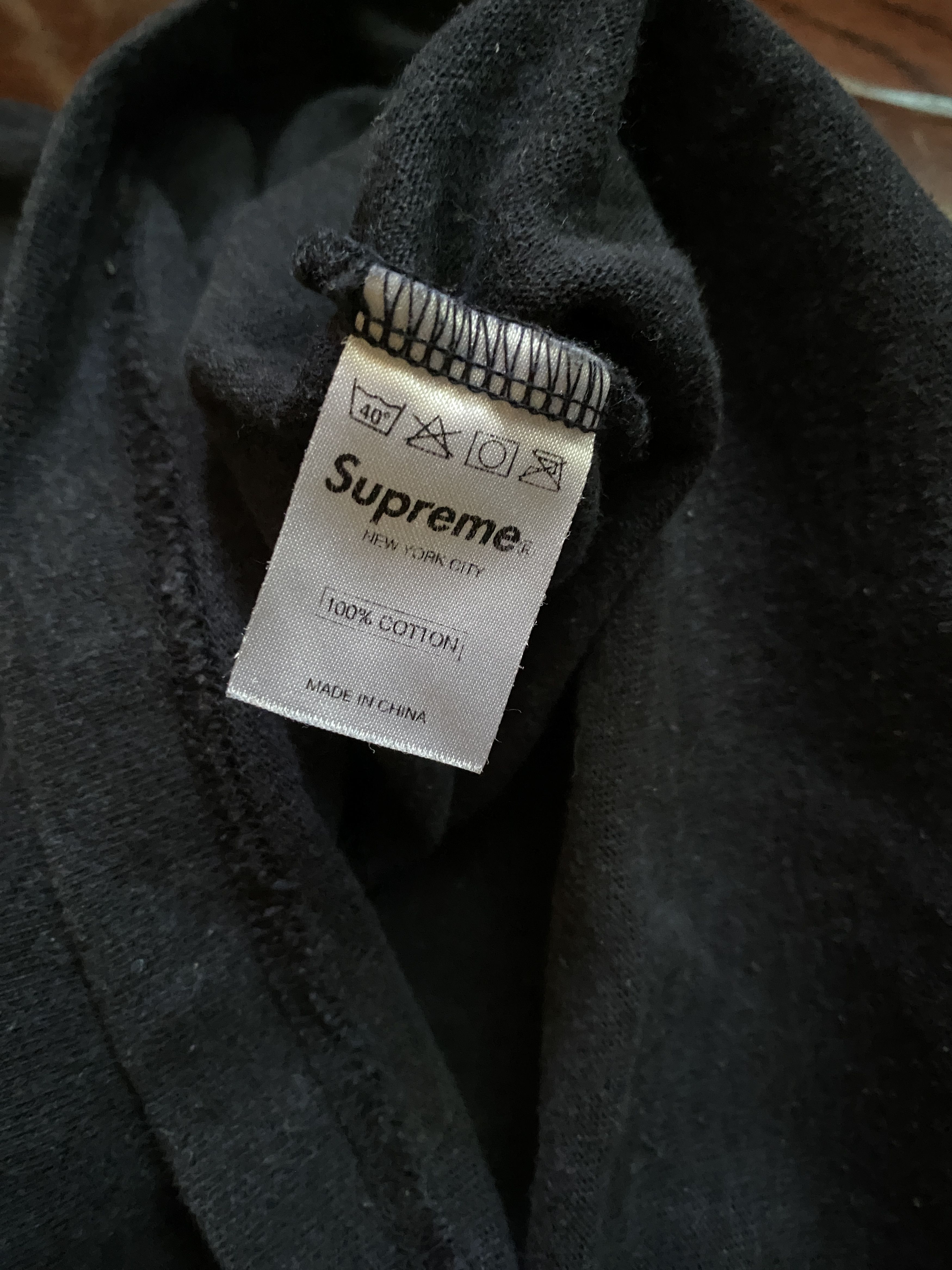 Supreme S/S Pocket Tee Navy Size US L / EU 52-54 / 3 - 4 Thumbnail